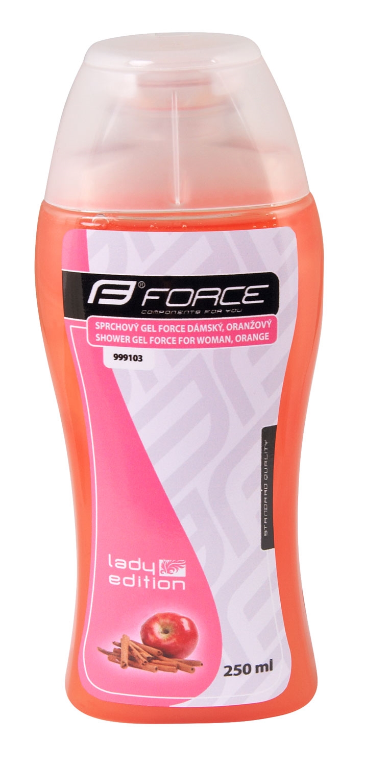 gel sprchový FORCE dámský, 250 ml, oranžový
