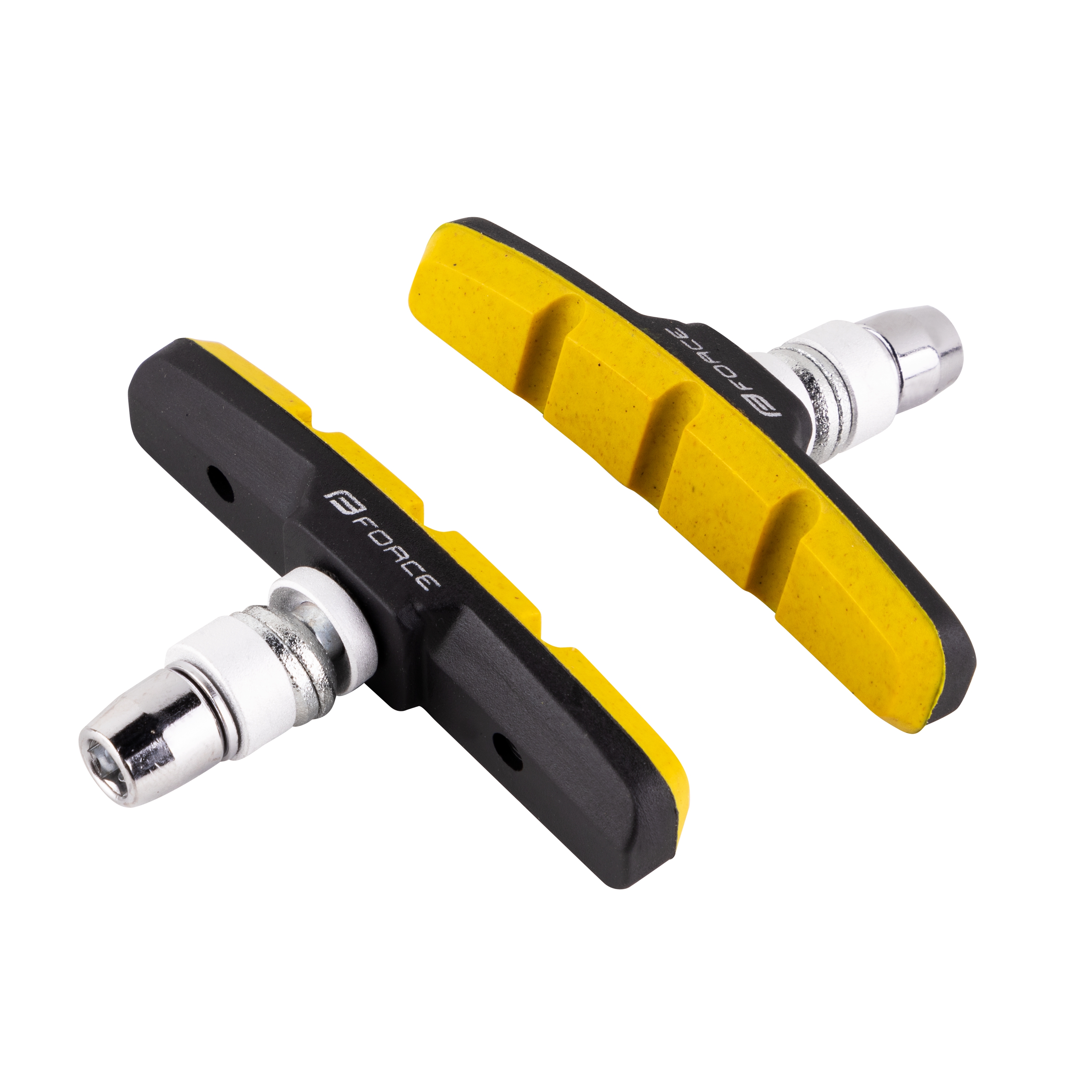gumičky brzd FORCE jednorázové, černo-žluté 70mm