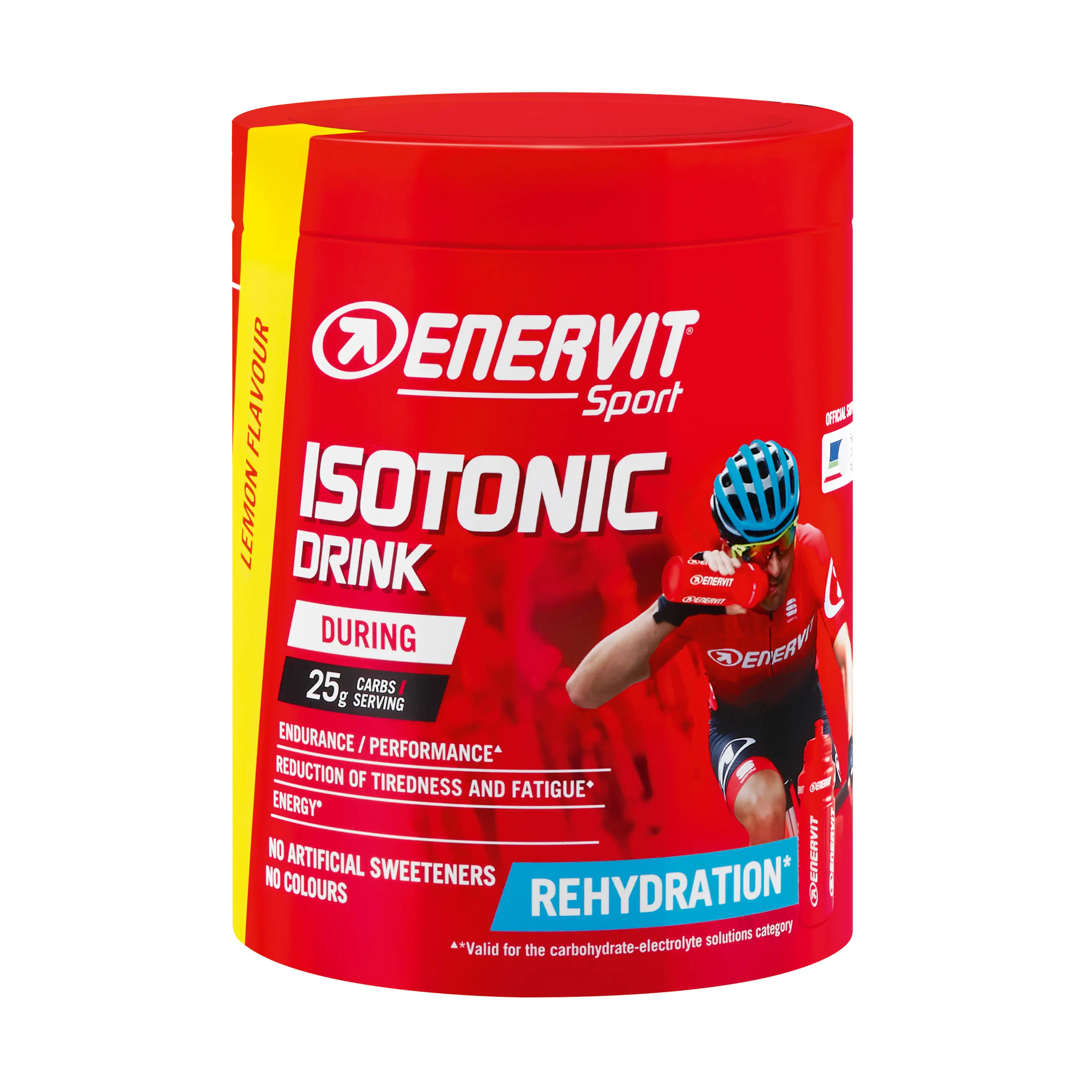 ENERVIT Isotonic Drink, dóza, 420 g citron