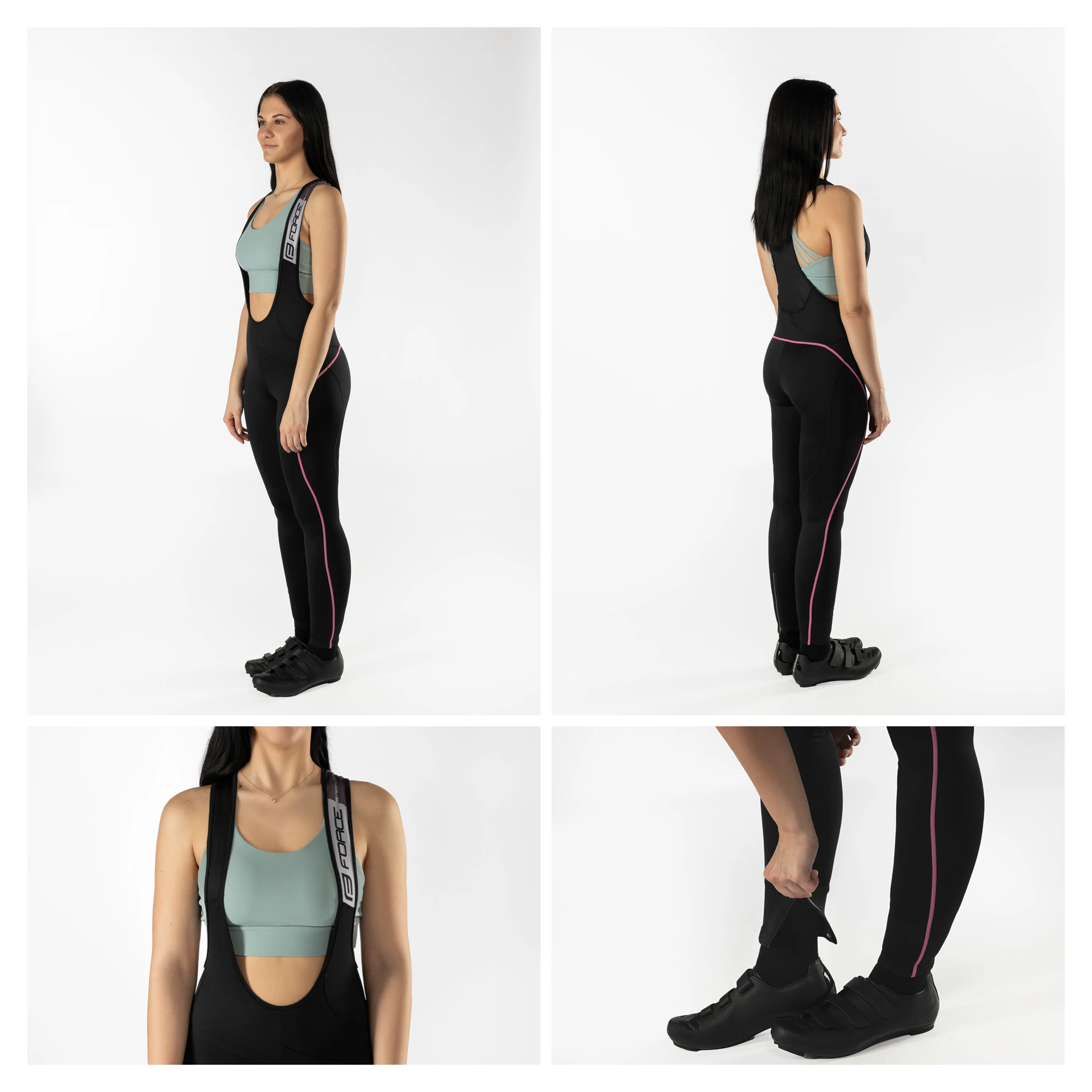 kalhoty F REFLEX LINE LADY bez vložkyčerné M