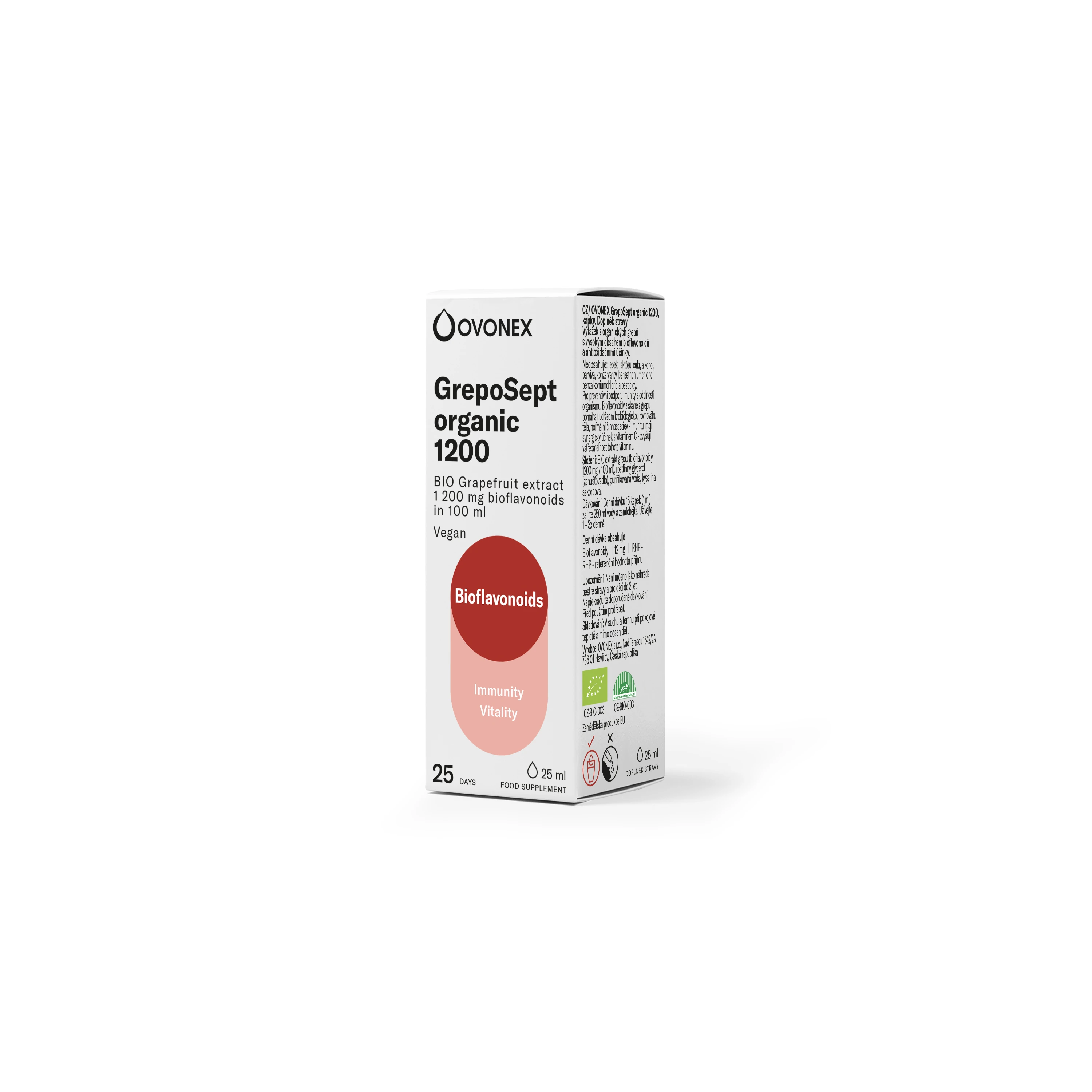 kapky GrepoSept ORGANIC 1200 25ml
