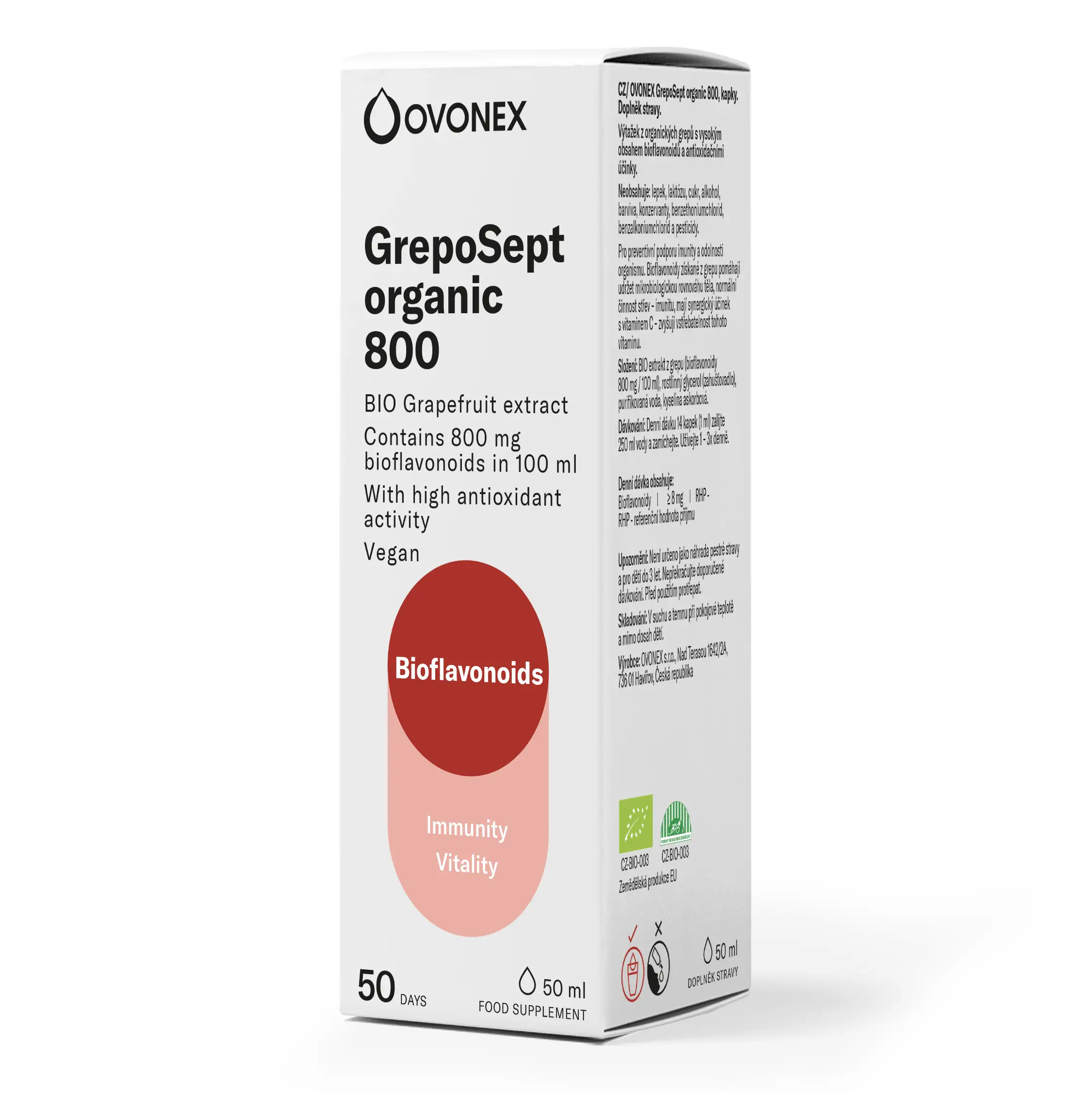 kapky OVONEX GrepoSept organic 800 50 ml