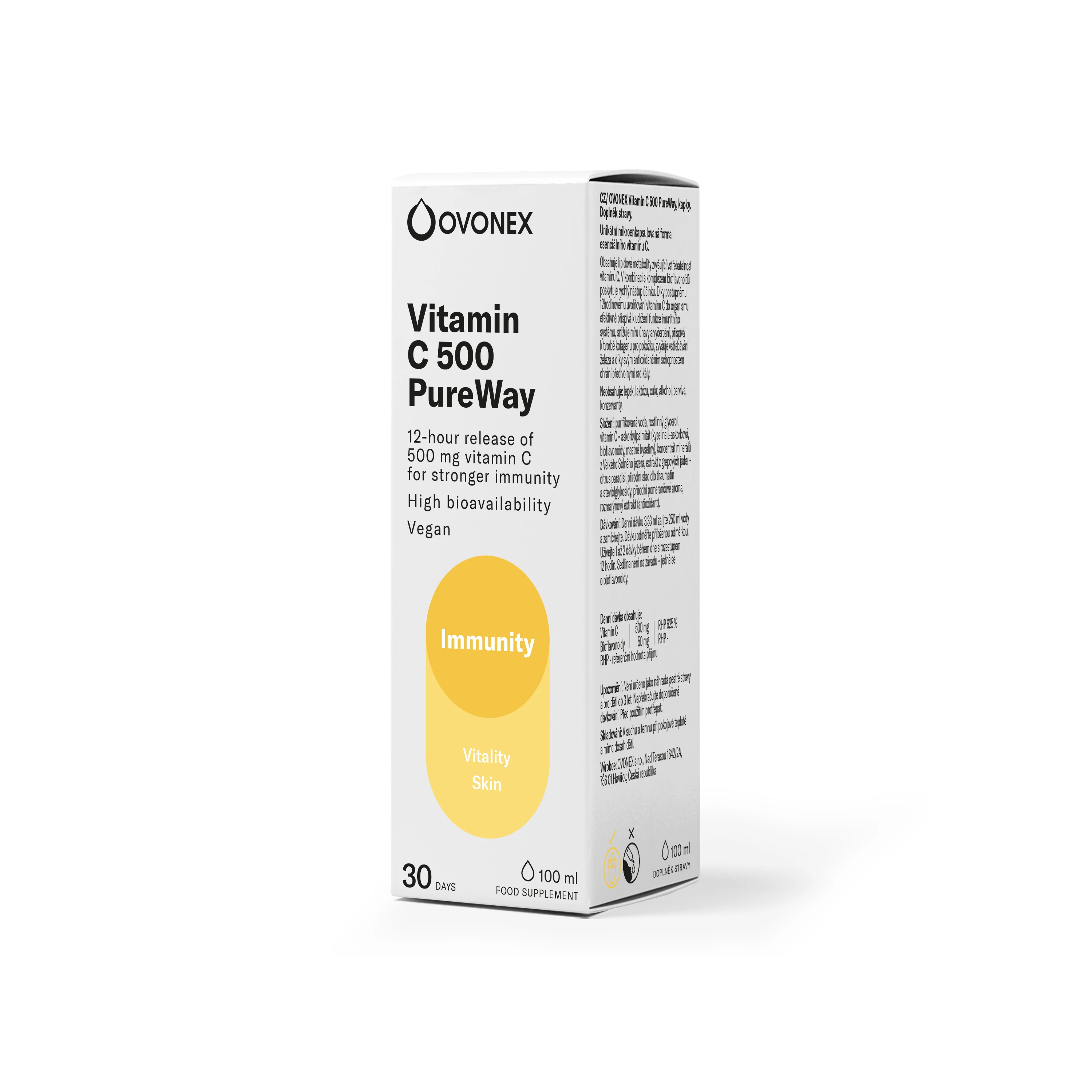 kapky Vitamin C 500 PureWay 100ml