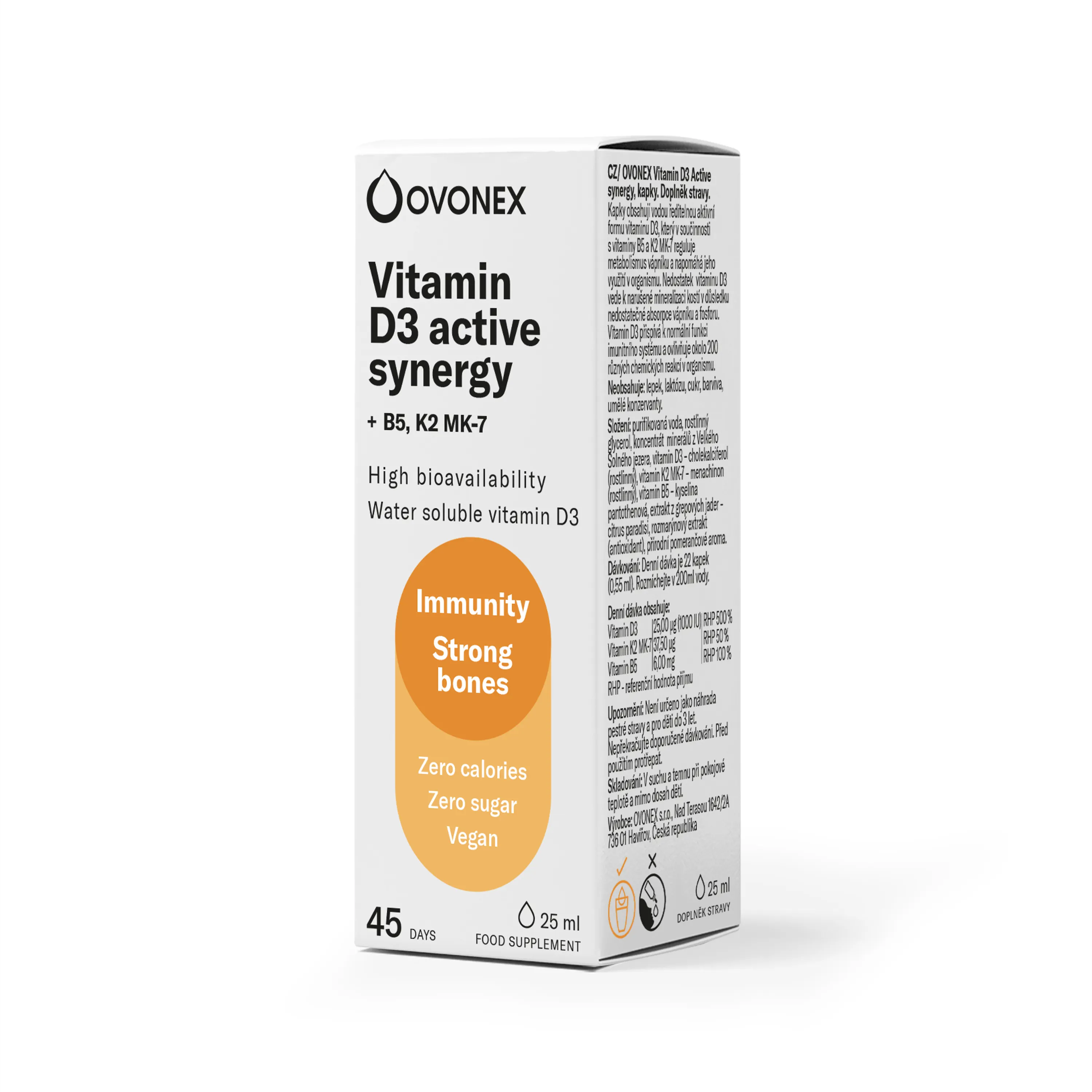 kapky Vitamin D3 active synergy 25ml