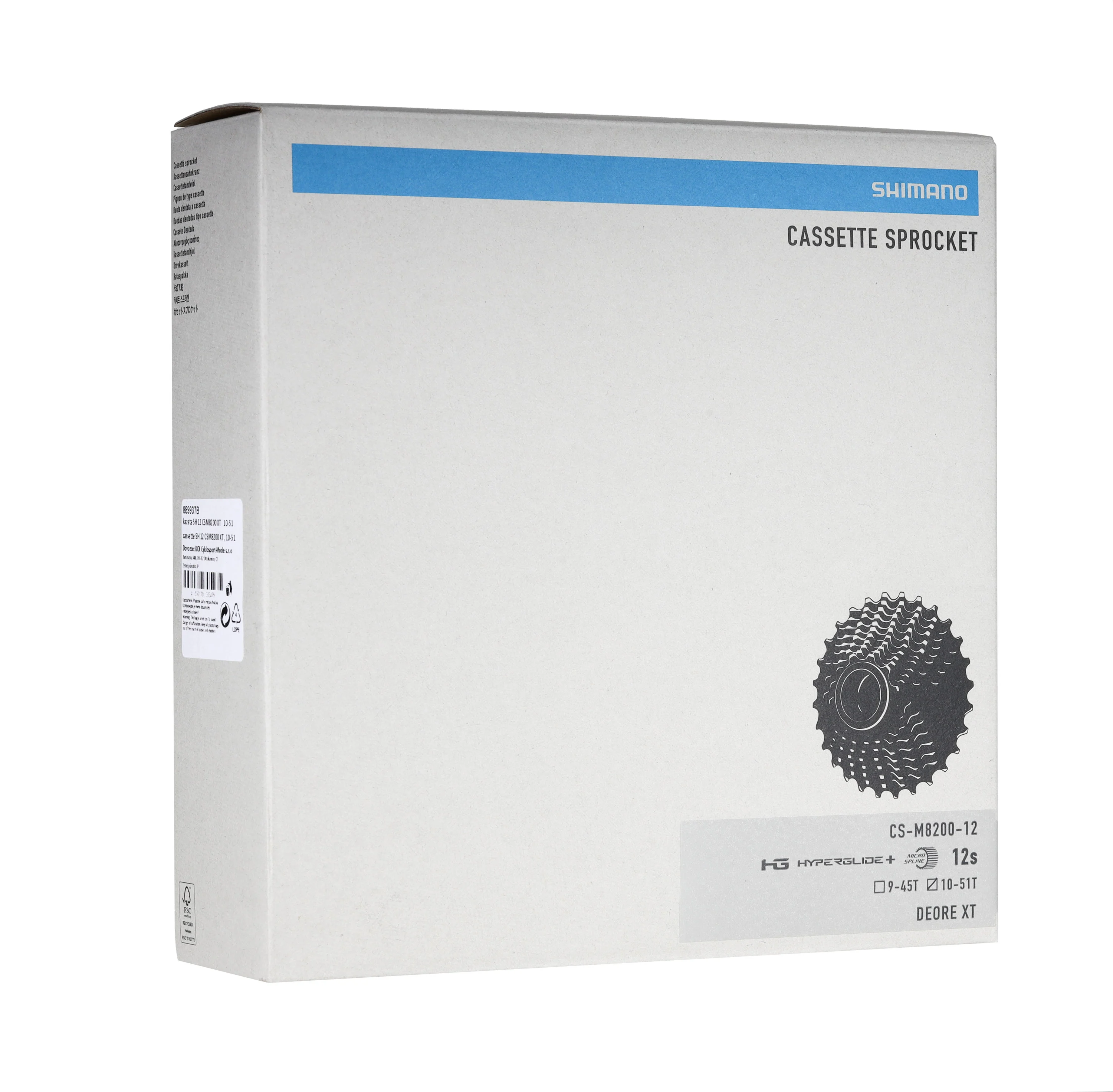 kazeta SH 12 CSM8200 XT 10-51