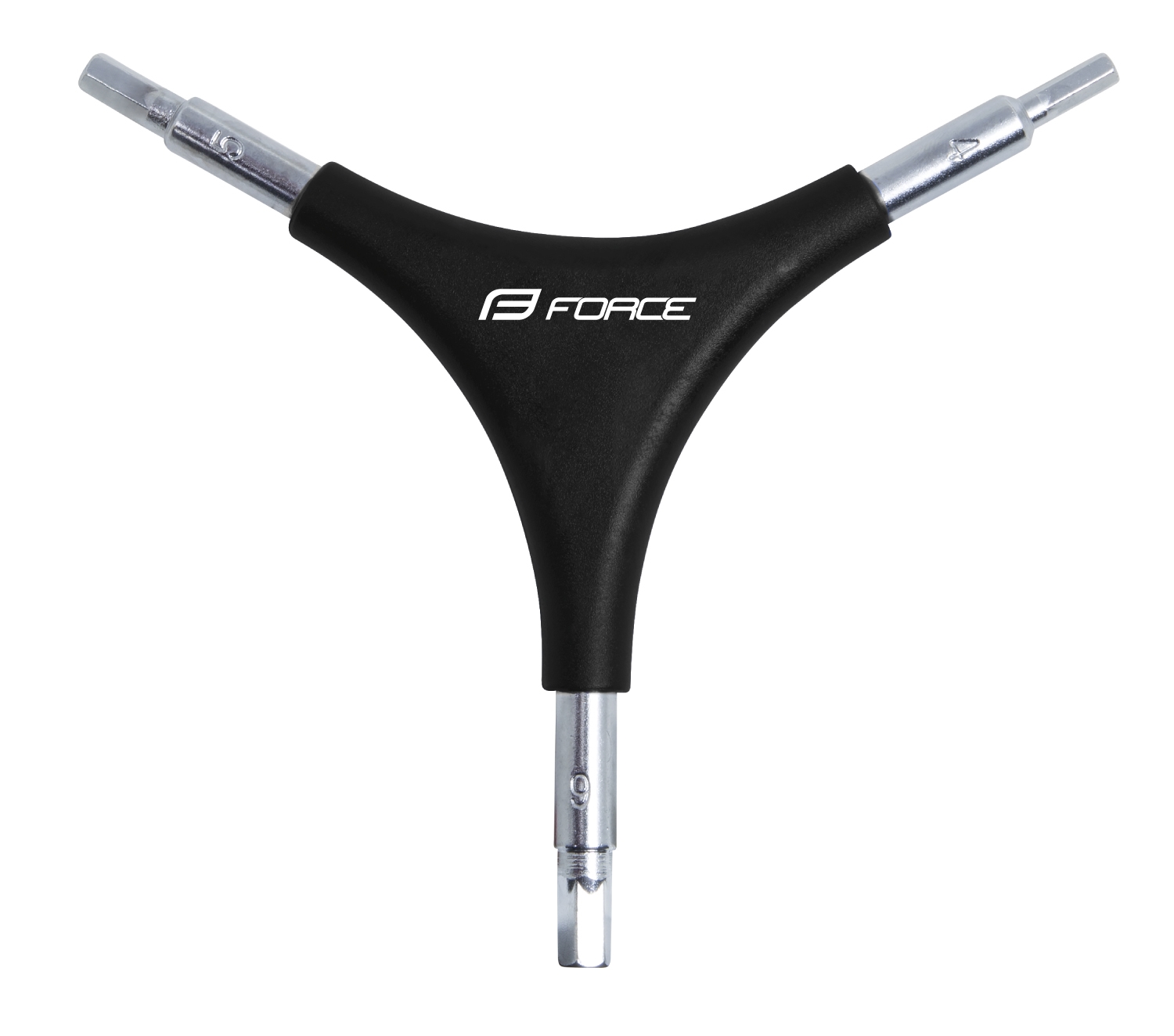 klíč šestihranný FORCE trojstranný 4/ 5/ 6, černý