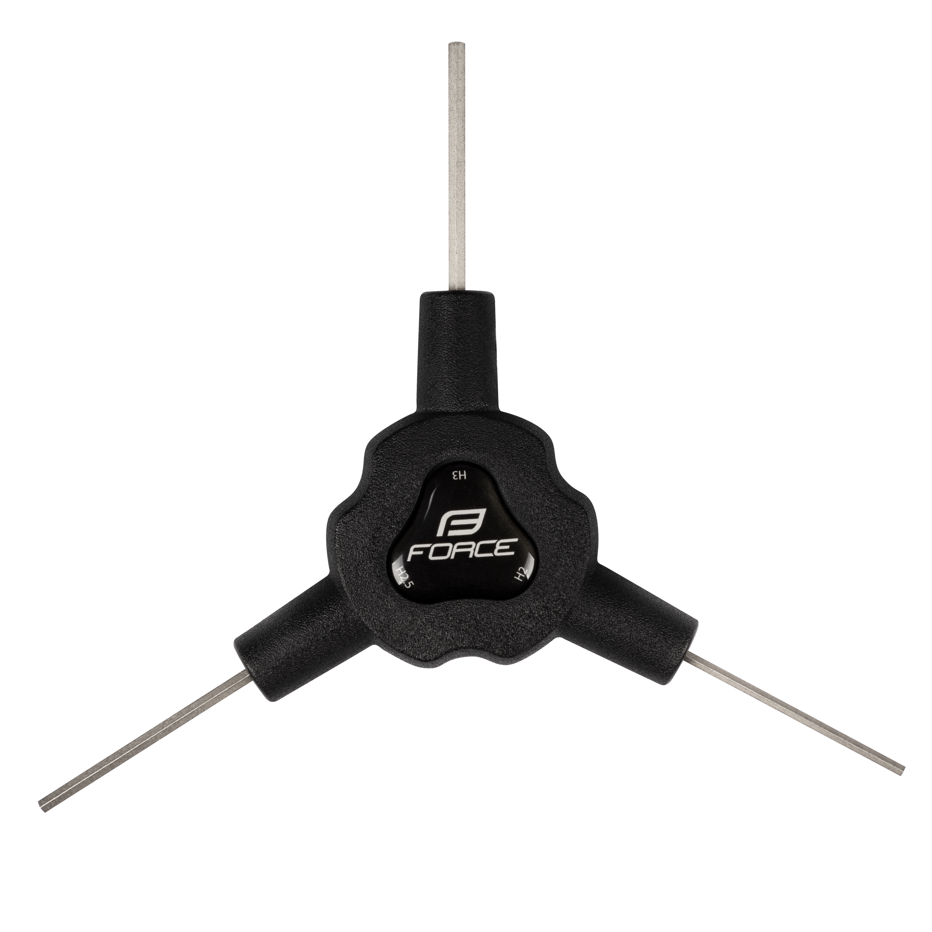 Fotografie klíč Y šest. FORCE trojstranný 2/ 2,5/ 3 mm, černý