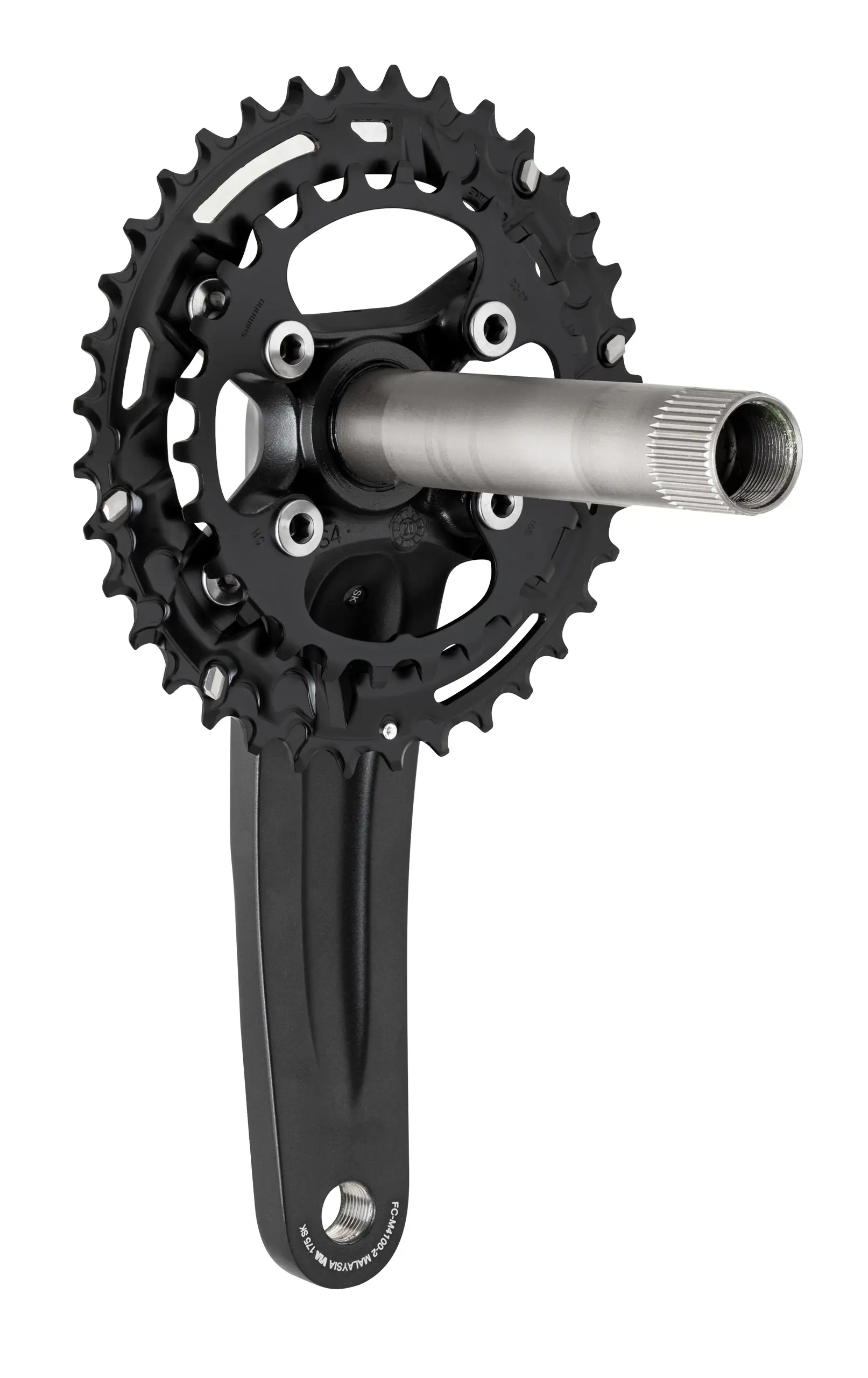 kliky MTB DEORE FCM4100-10k 2-převodník 175 36/26