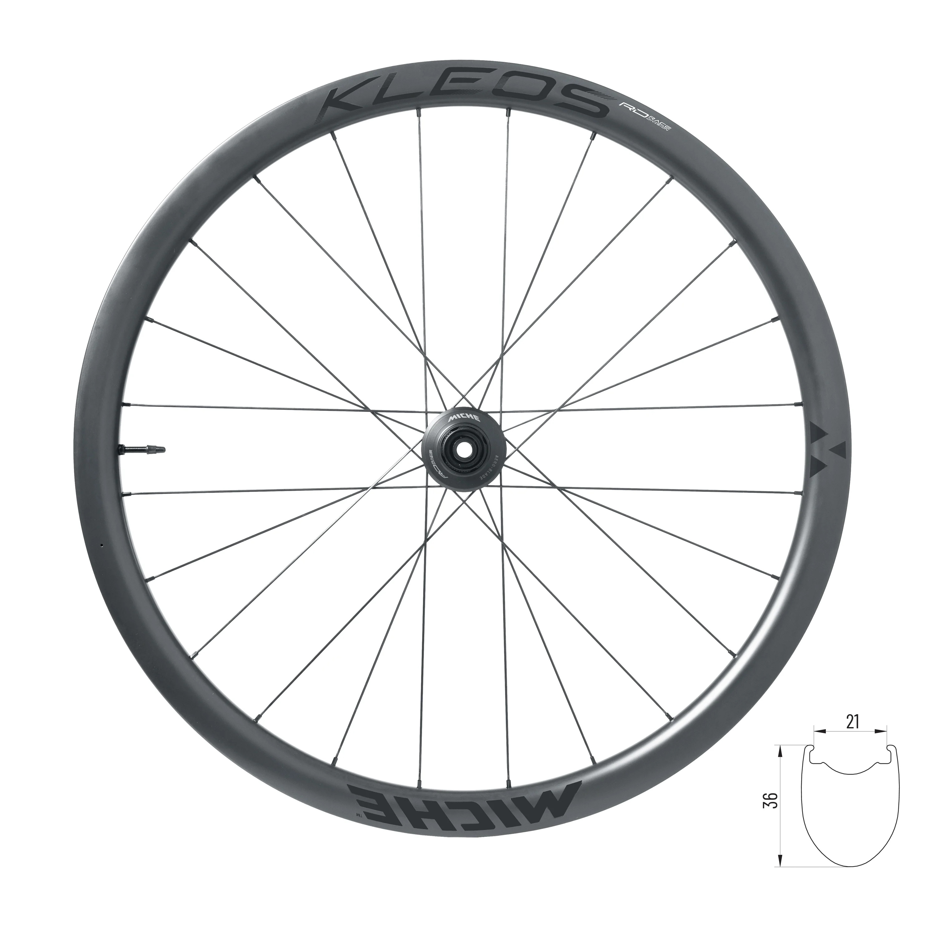 kola silniční MICHE KLEOS RD 36 DISC SH plášť. OEM