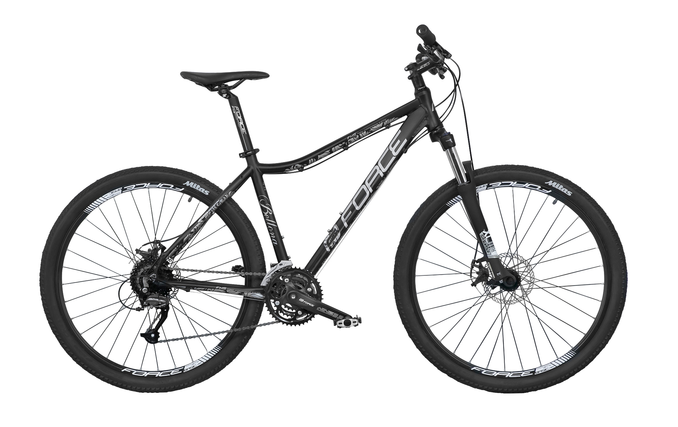 kolo F.Bellona 27,5"Altus 3x9 disc mech. 18" černé