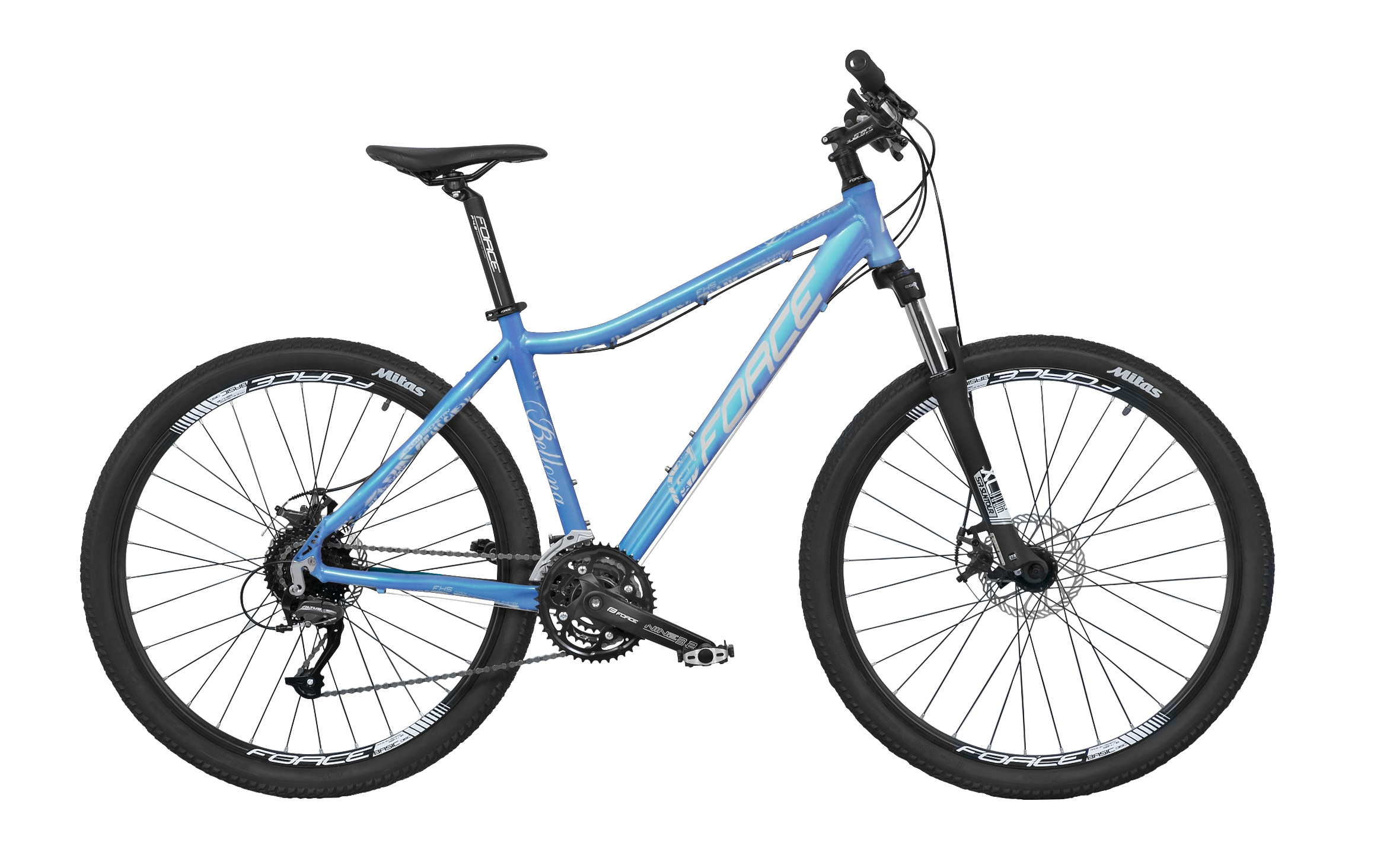 kolo F.Bellona 27,5"Altus 3x9 disc mech. 18" modré