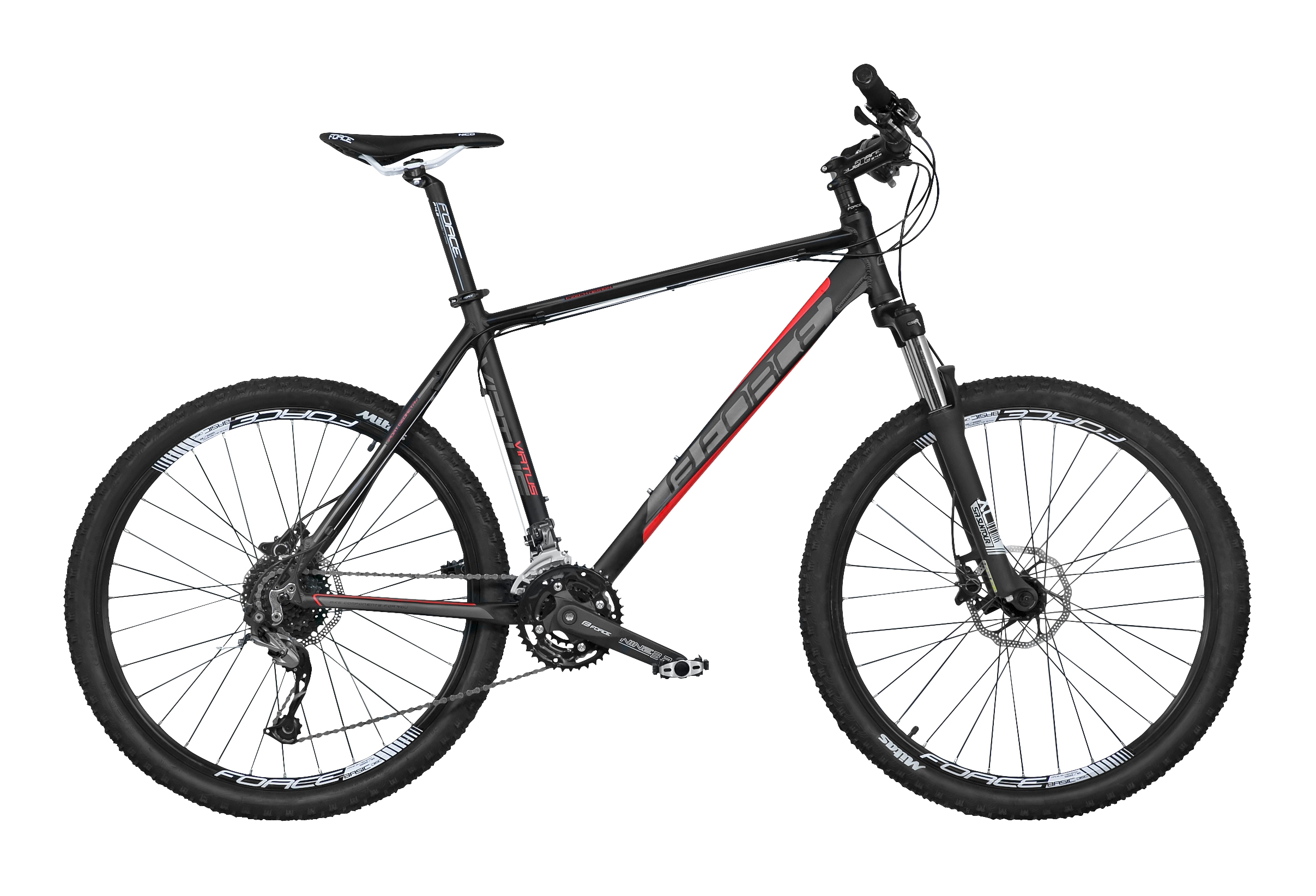 kolo F.Virtus 26" Alivio 3x9 disc hydra.20"črn/čv