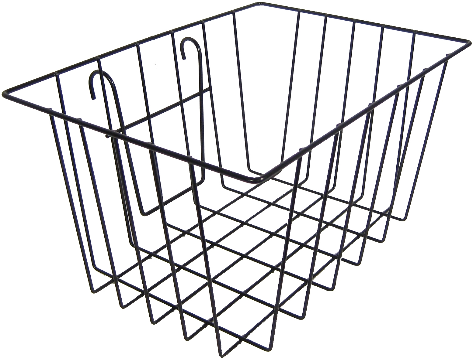 koš FORCE drátěný na řídítka přední samonosný,črn.