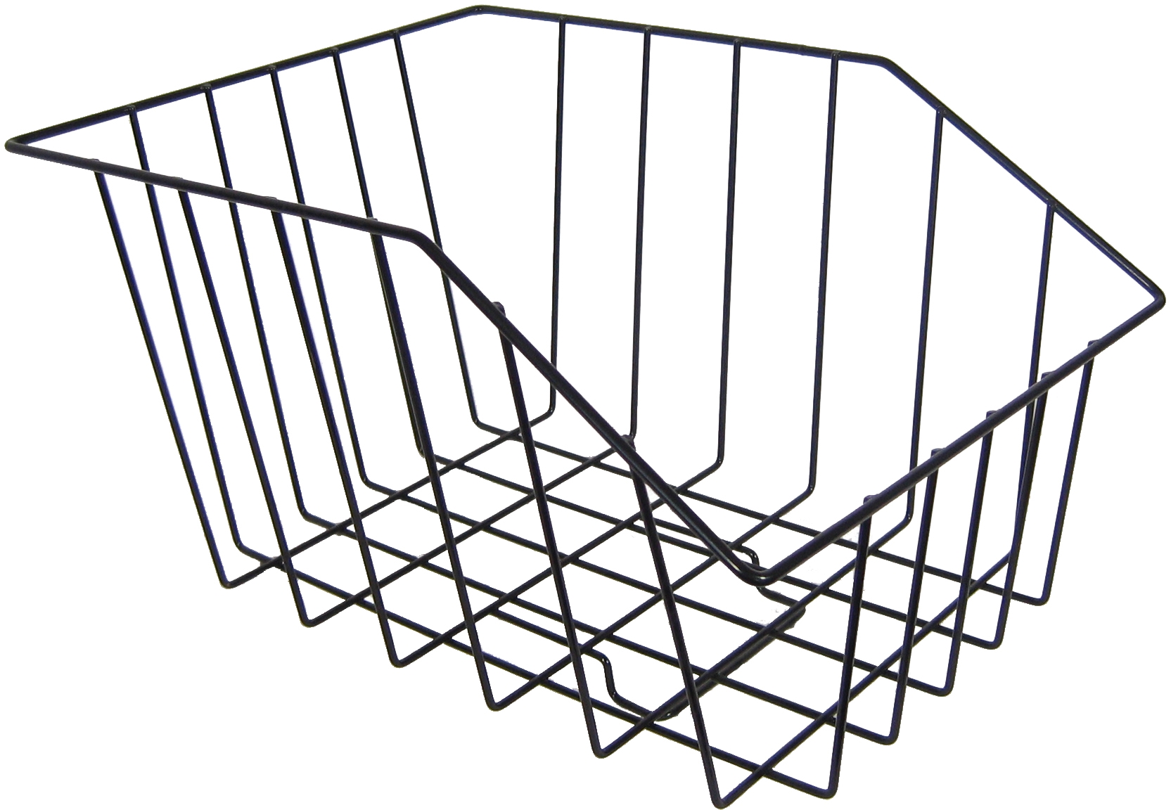 koš FORCE drátěný, na zadní nosič malý, černý