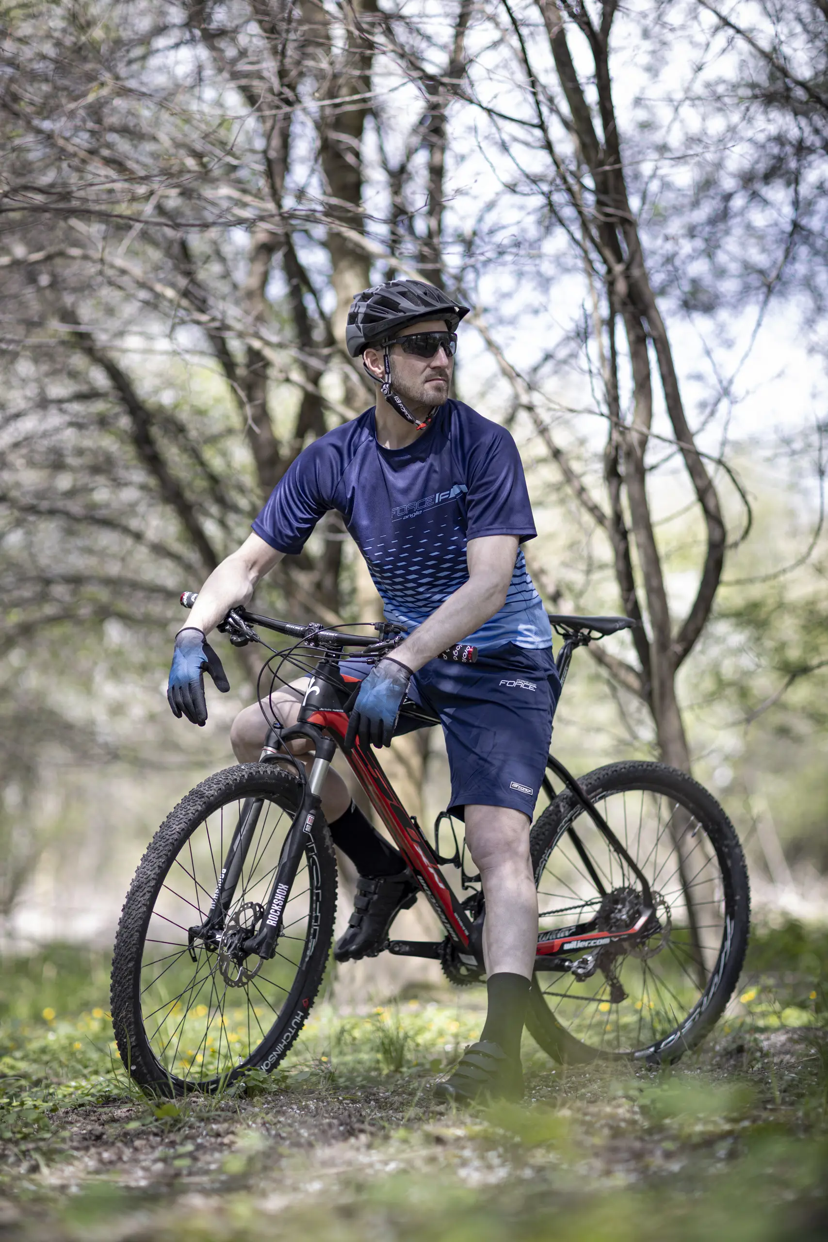 kraťasy F BLADE MTB odn. vložka, tmavě modré XS