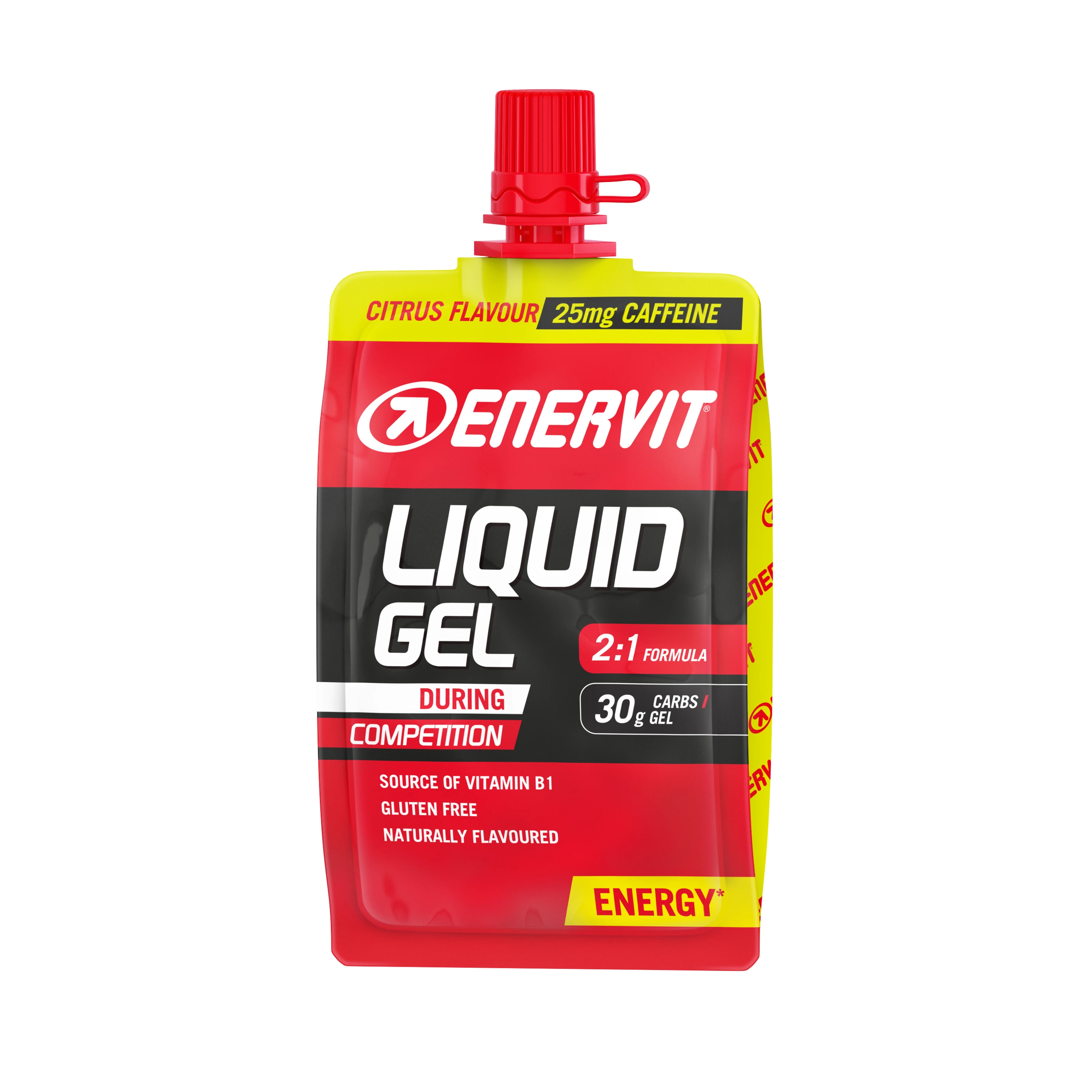ENERVIT Liquid Gel Com.+kofein, sáček, 60ml citrus