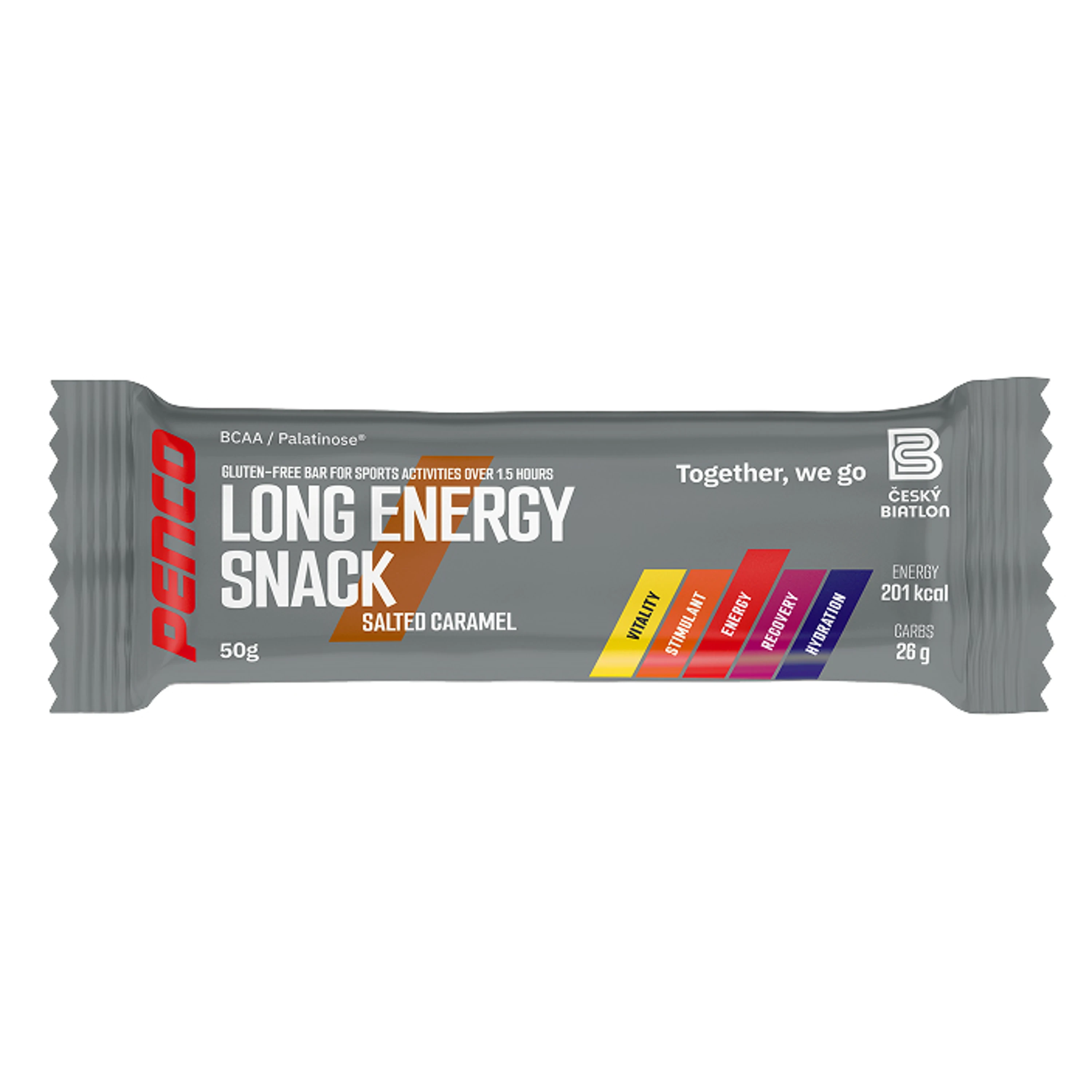 Long Energy Snack, tyčinka, 50 g slaný karamel