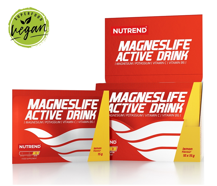 MAGNESLIFE ACTIVE DRINK, 10x 15 g, citron