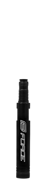 Fotografie Redukce ventilku Force hliníková 31mm - černá, 1 ks
