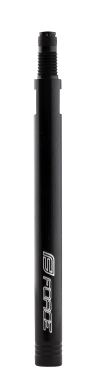 Fotografie Redukce ventilku Force hliníková 60mm - černá, 1 ks