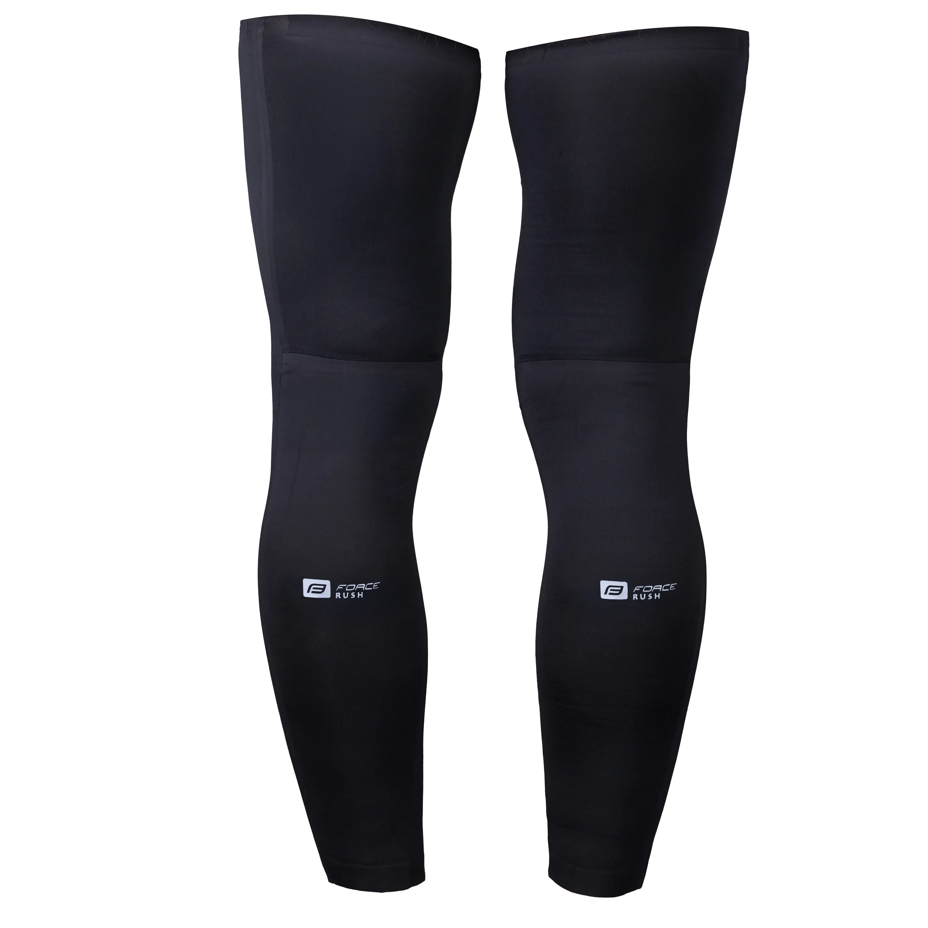 návleky na nohy FORCE RUSH, lepené, černé XL-XXL