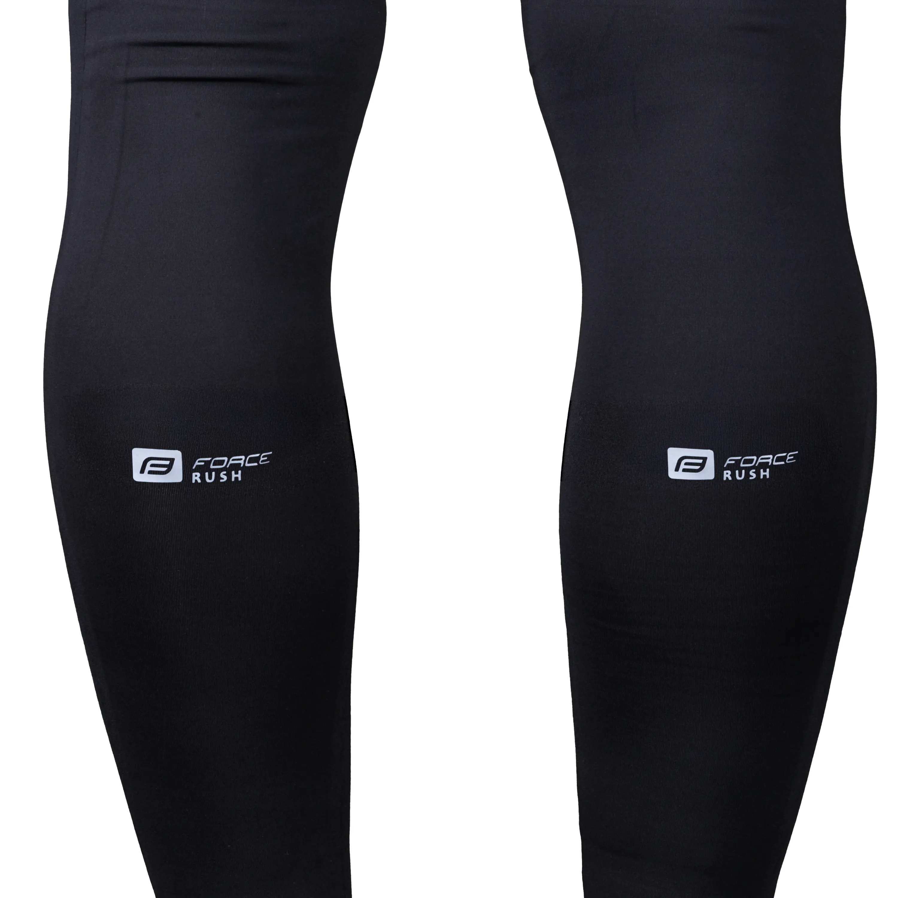 návleky na nohy FORCE RUSH, lepené, černé XL-XXL