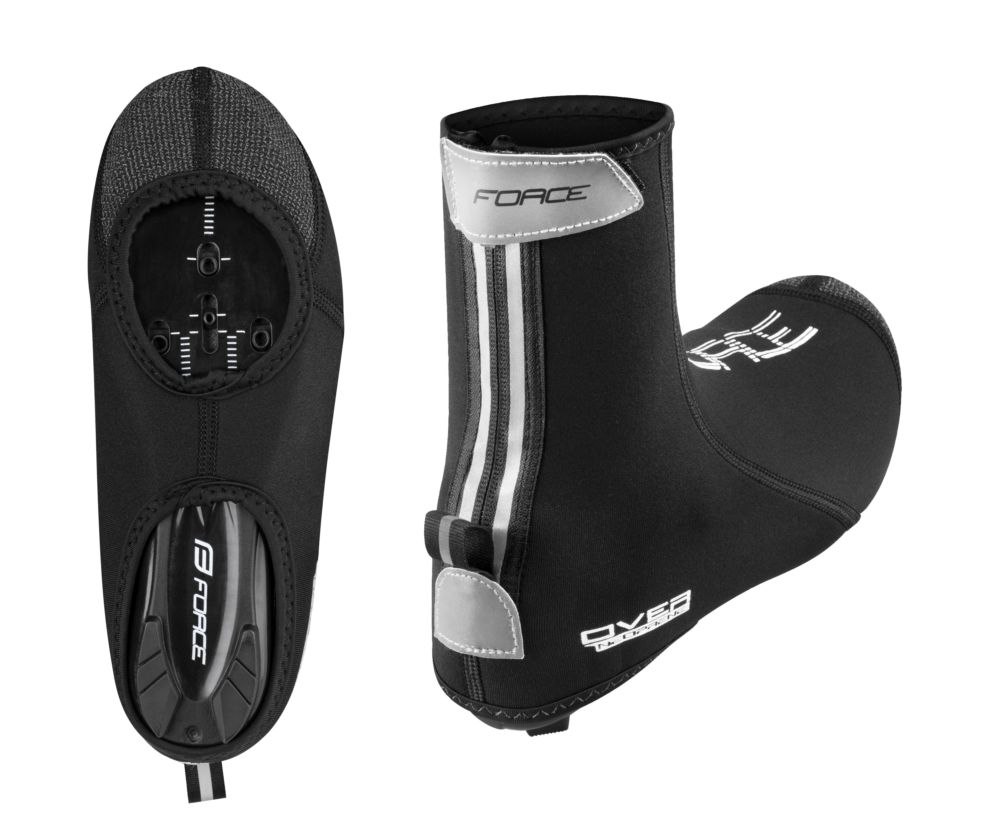 návleky treter FORCE NEOPREN OVER, černé XL