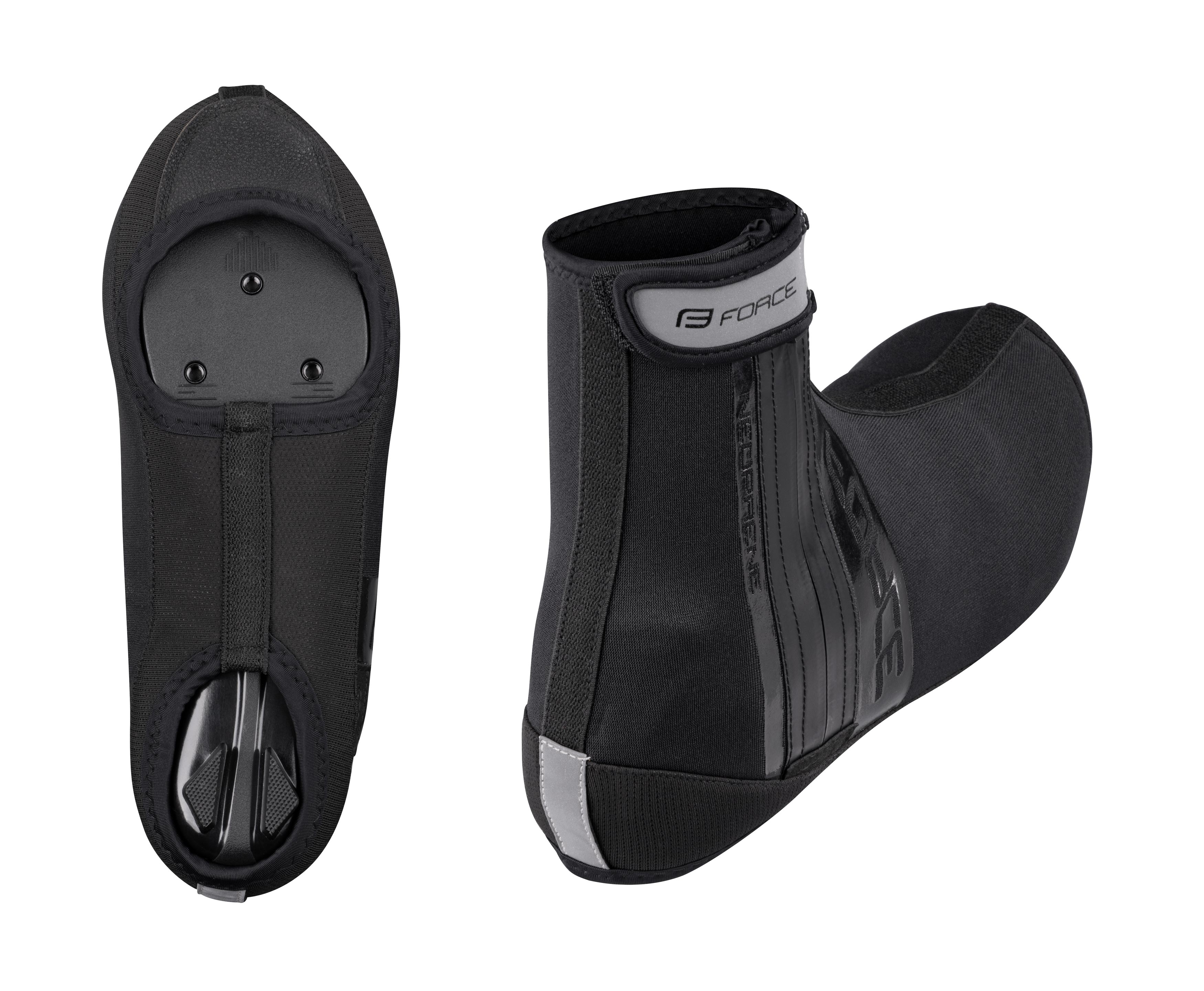 návleky treter FORCE NEOPRENE ROAD, černé XL