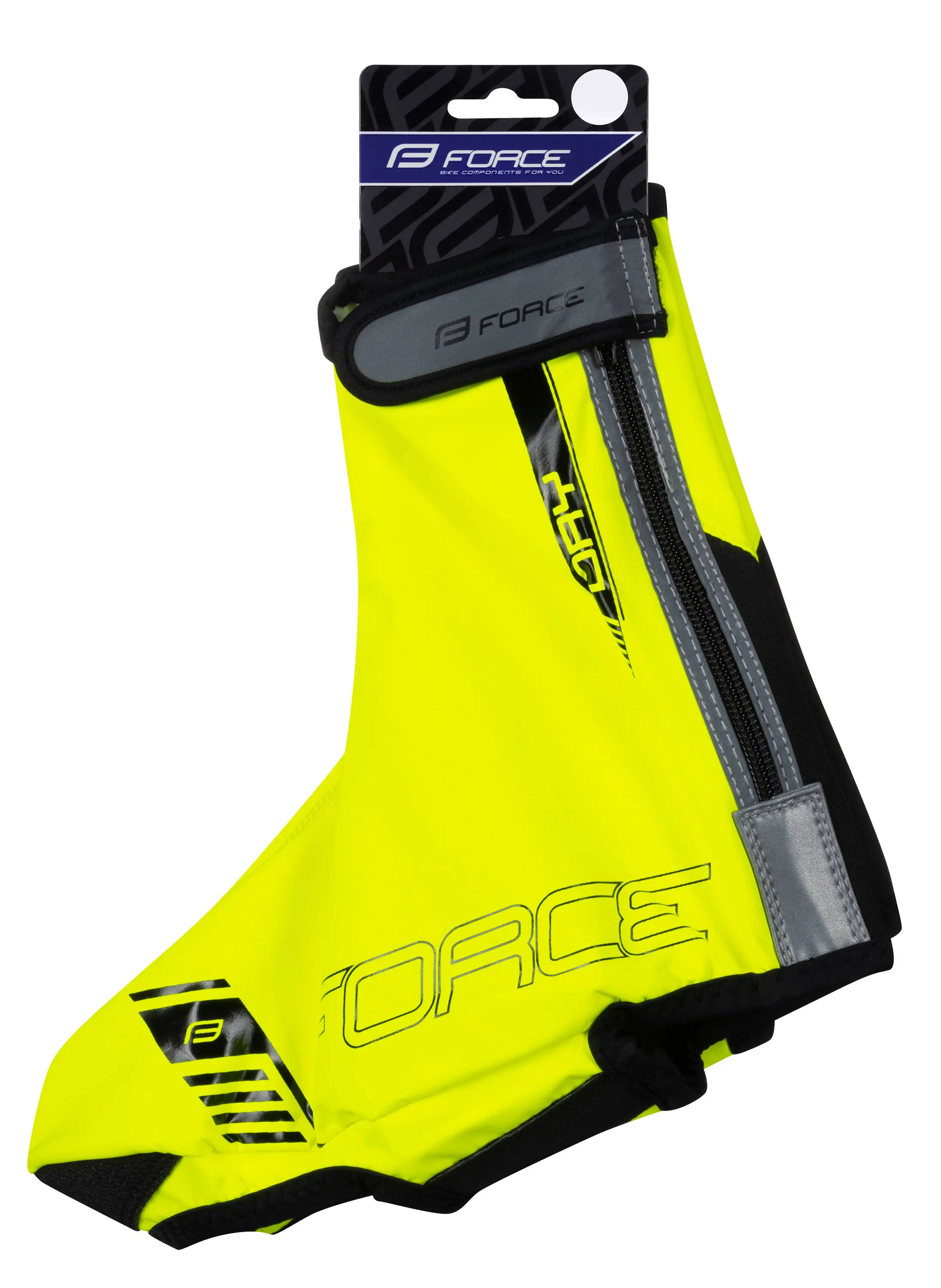 návleky treter FORCE PU DRY ROAD, fluo