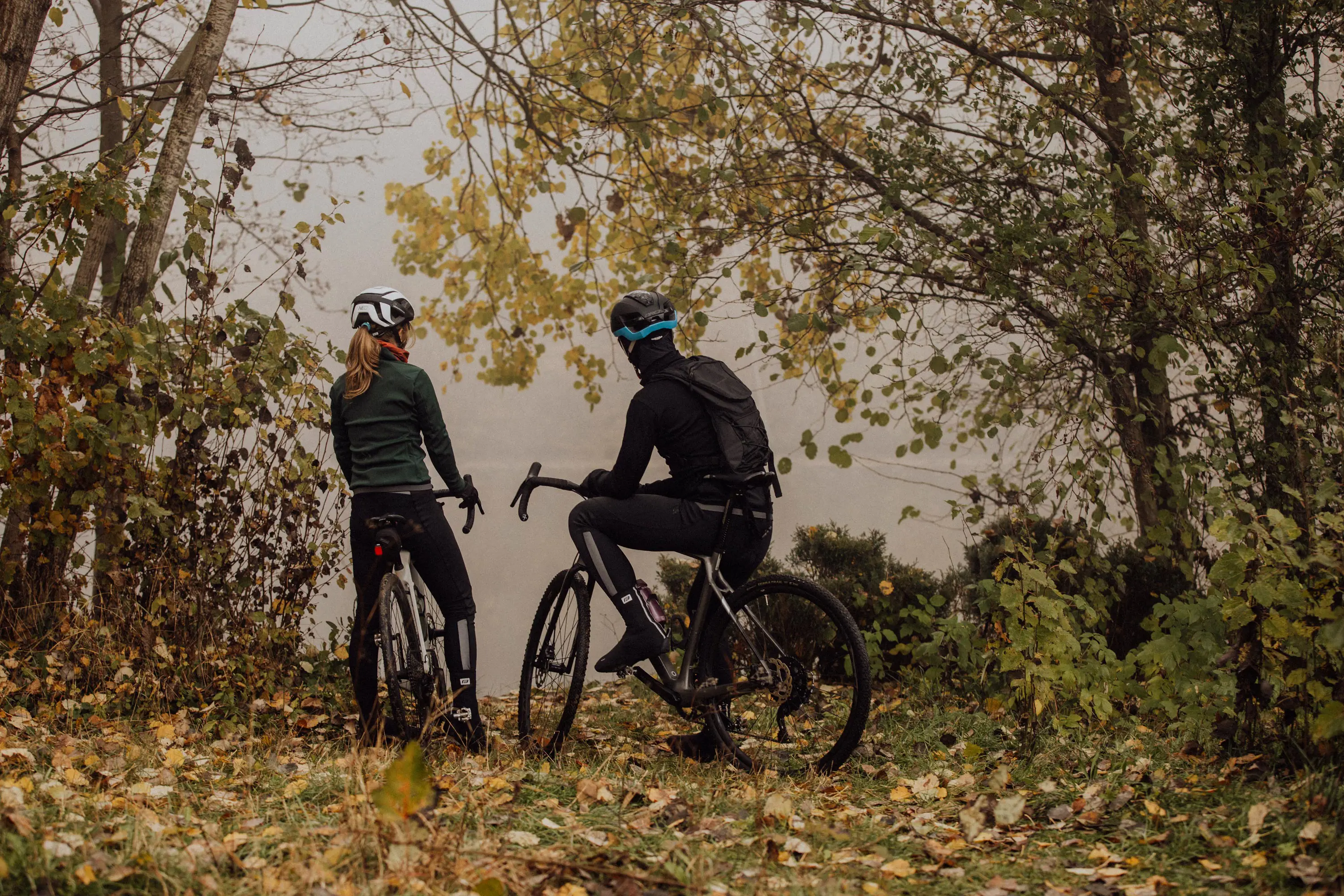 návleky treter FORCE SLEET MTB, černé