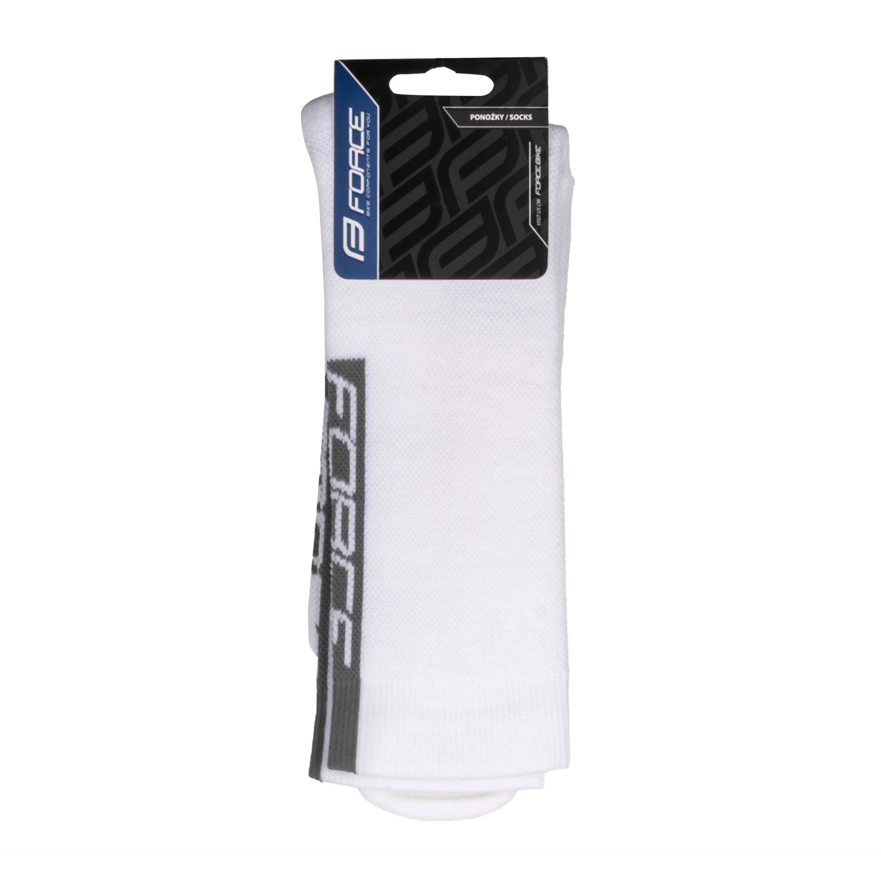 návleky treter FORCE SNUG pletené, bílé