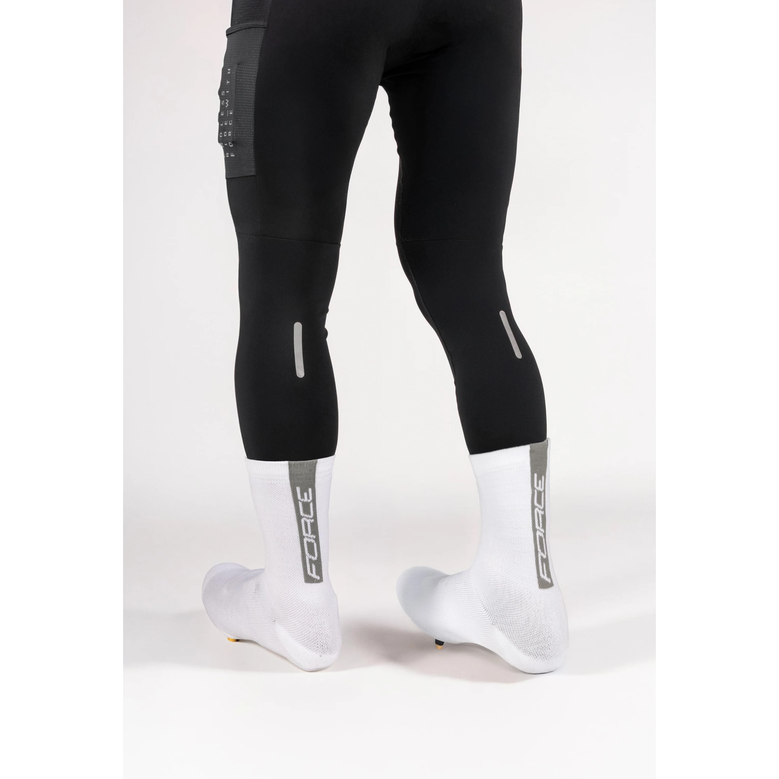 návleky treter FORCE SNUG pletené, bílé S-M