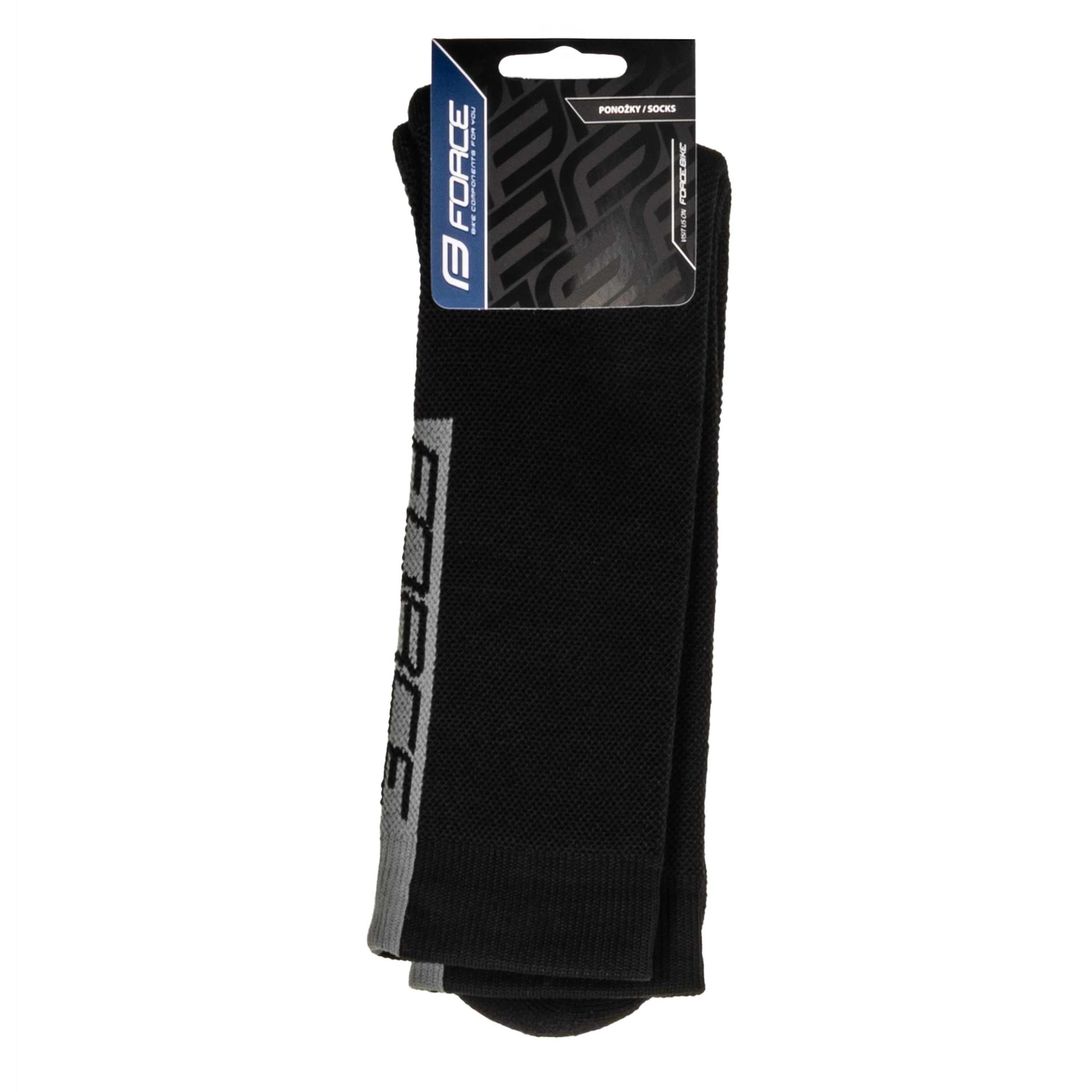 návleky treter FORCE SNUG pletené,černé L-XL