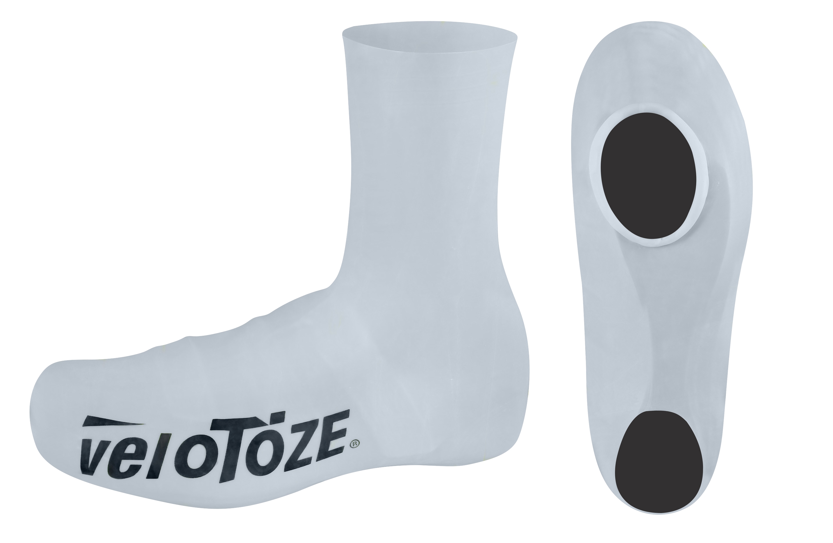 návleky treter VELOTOZE ROAD latex vysoké, bílé