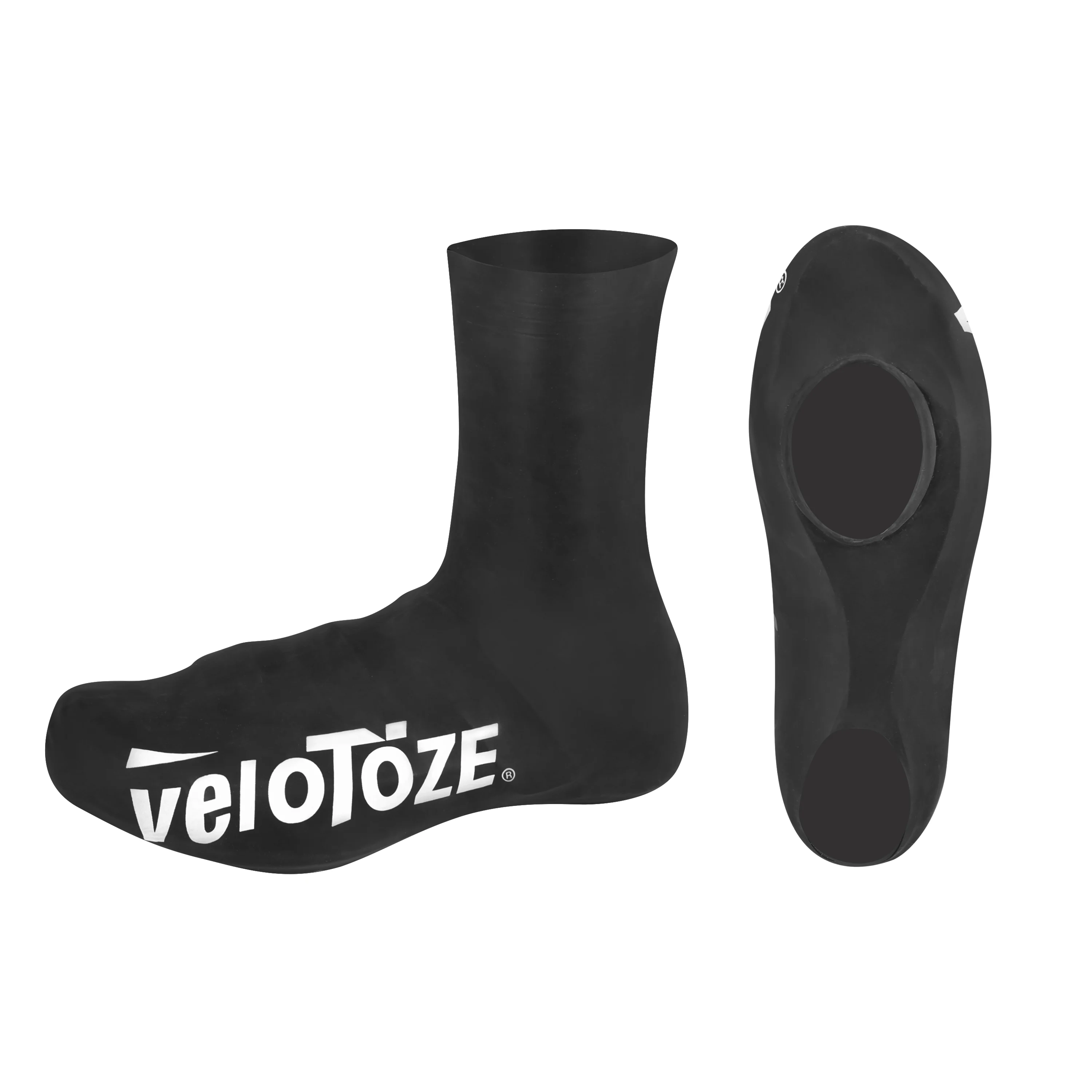 návleky treter VELOTOZE ROAD latex vysoké, černé