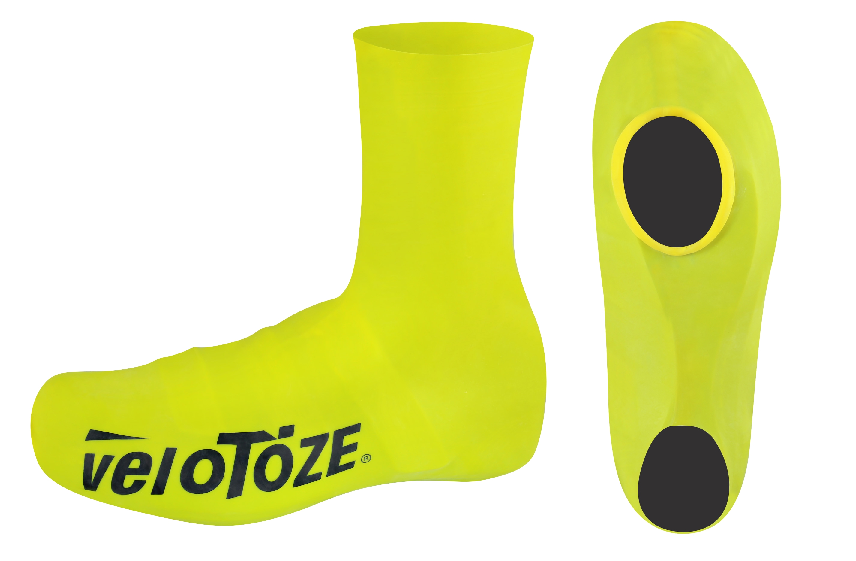 návleky treter VELOTOZE ROAD latex vysoké, žluté S