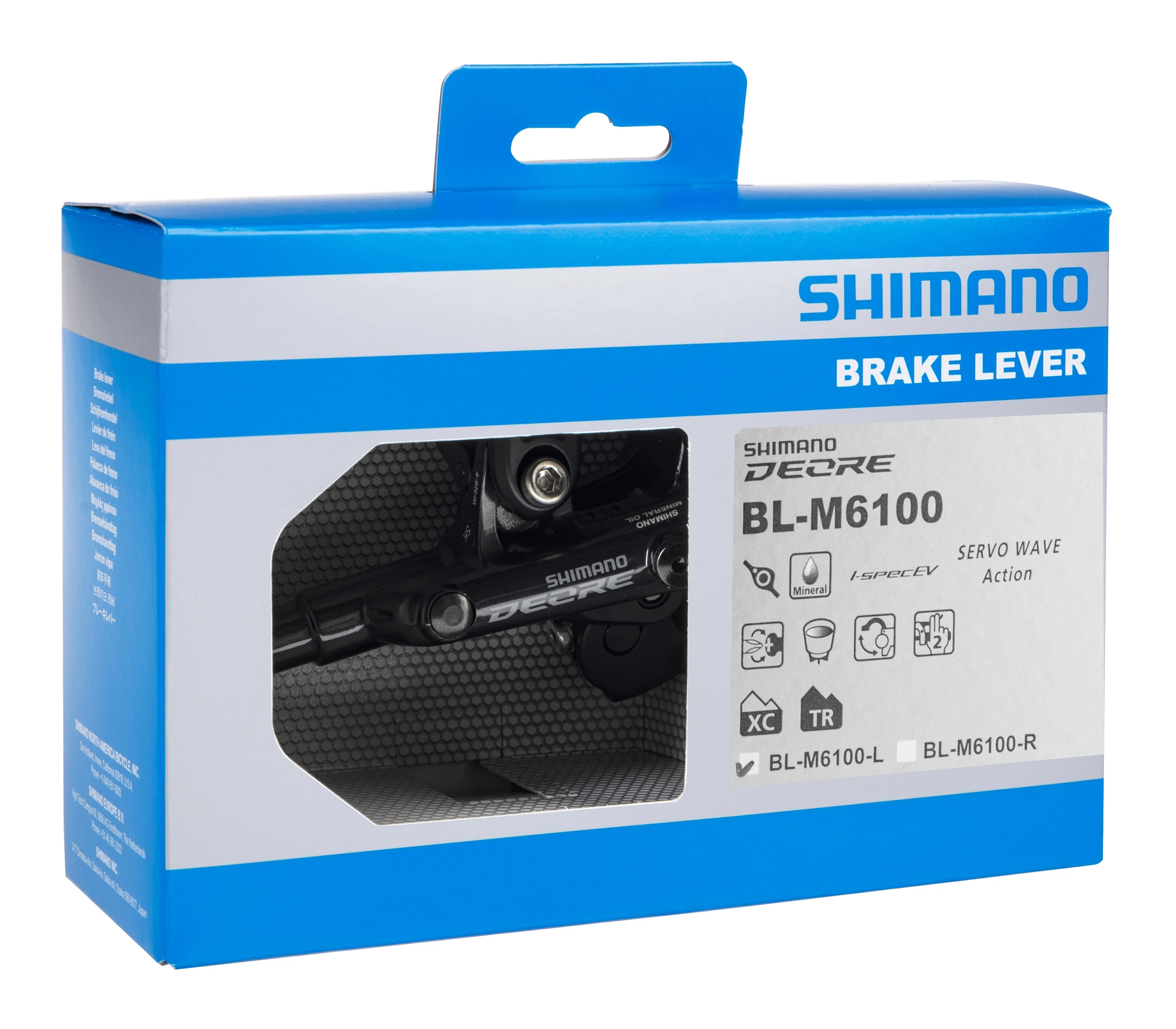 páka brzdová hydraulická BLM6100L levá