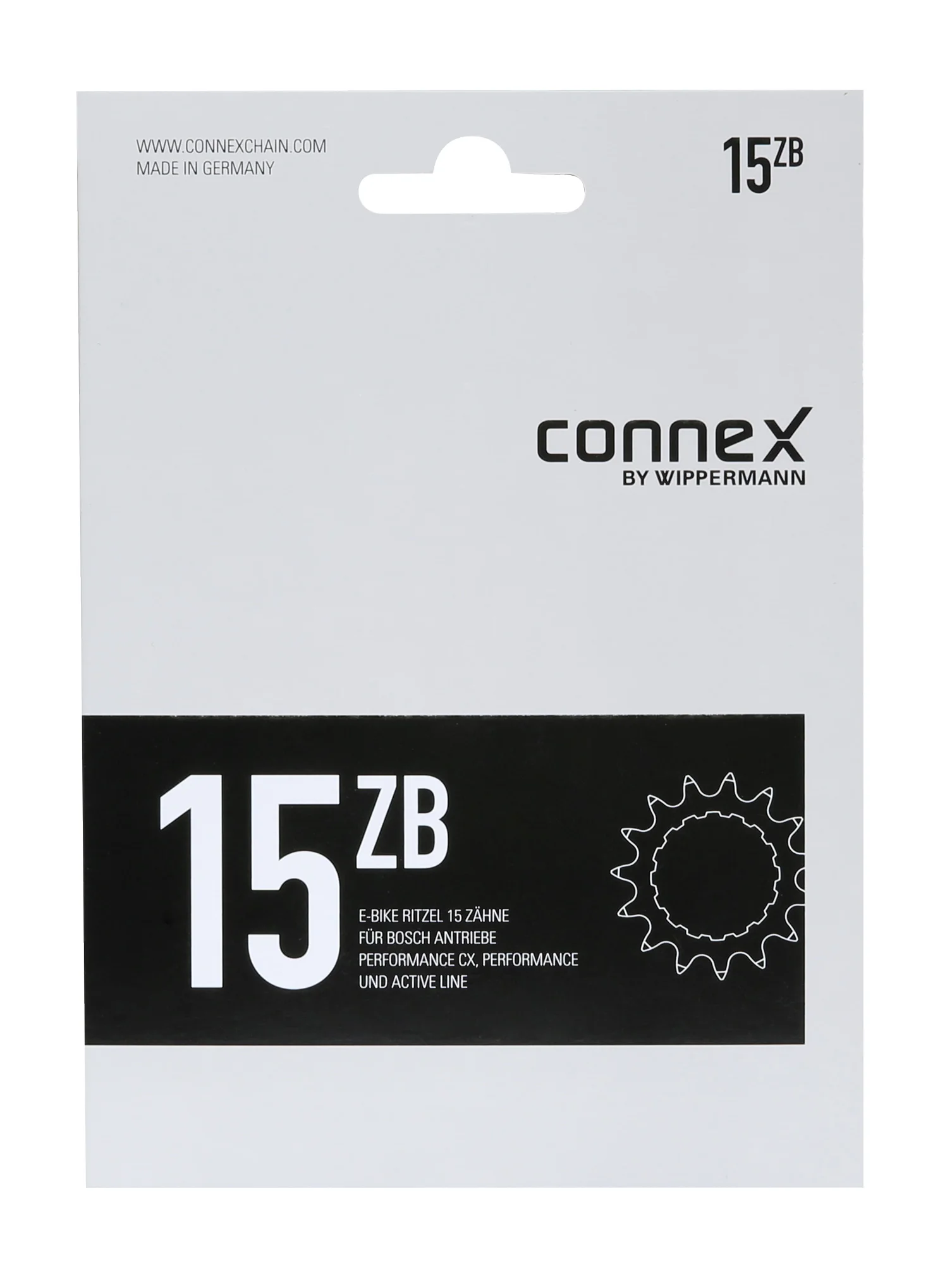 pastorek elektropohonu CONNEX pro BOSCH,15 zubů