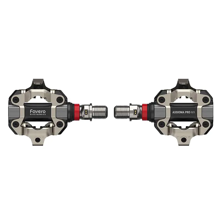 pedály FAVERO ASSIOMA PRO MX-2 ocelové, černé