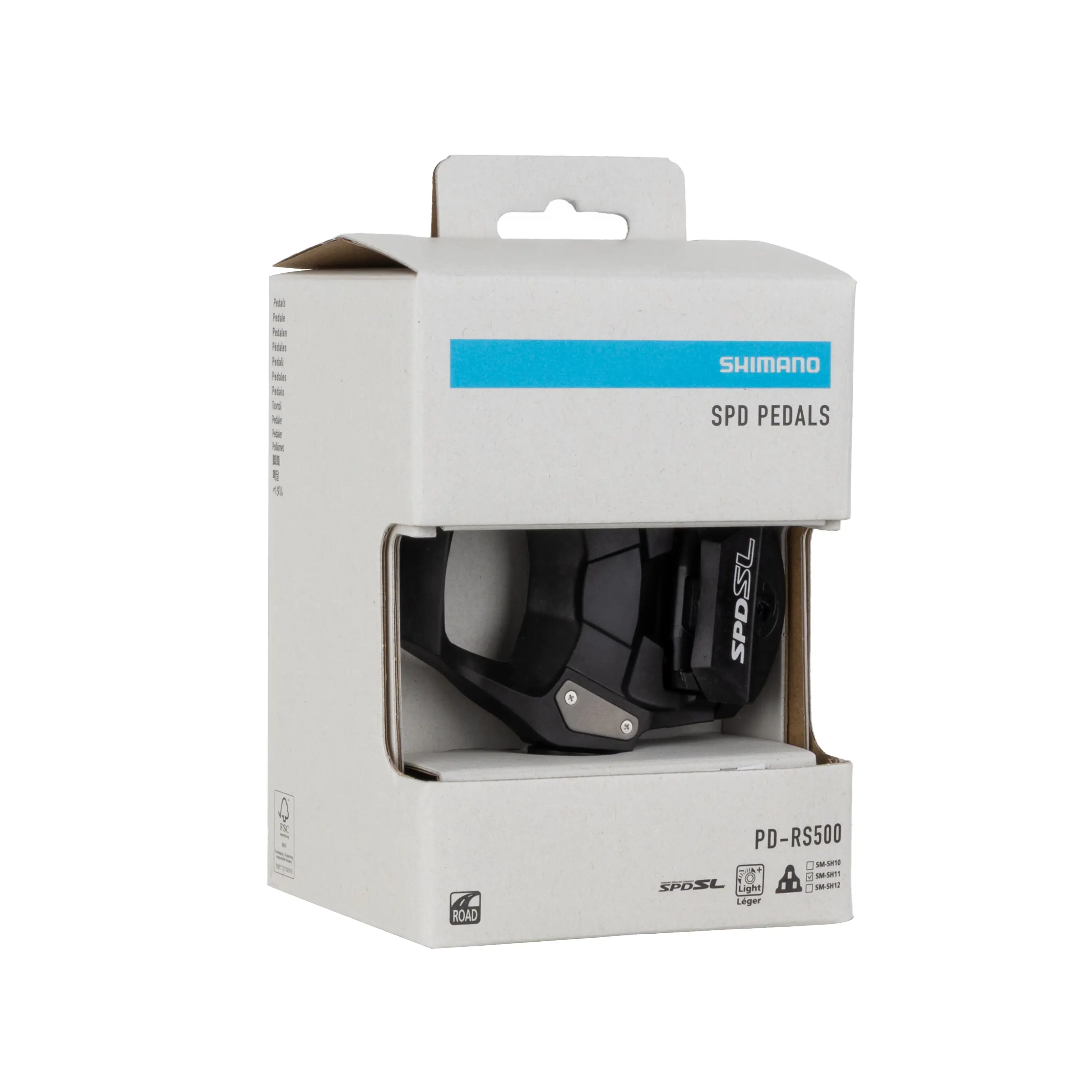 pedály SPD SL PDRS500 černé + zarážky