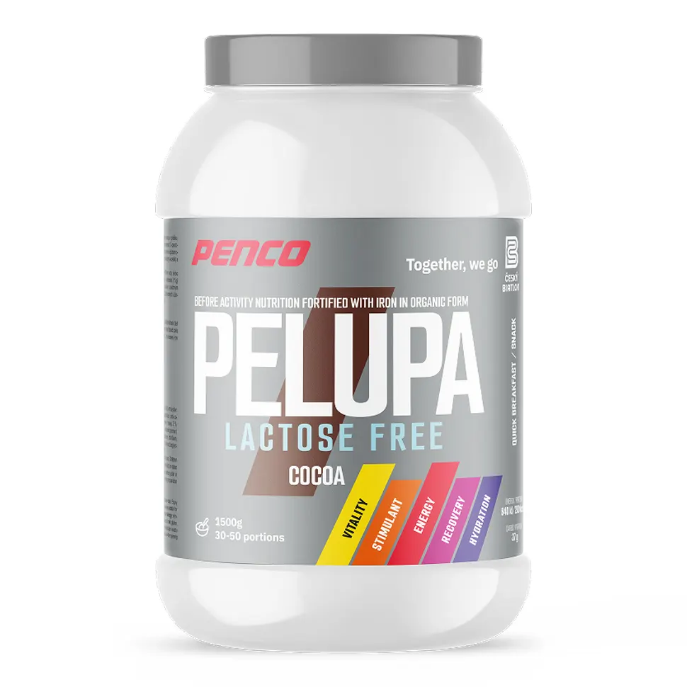 Pelupa (bezlaktózová kaše), dóza, 1500 g kakao