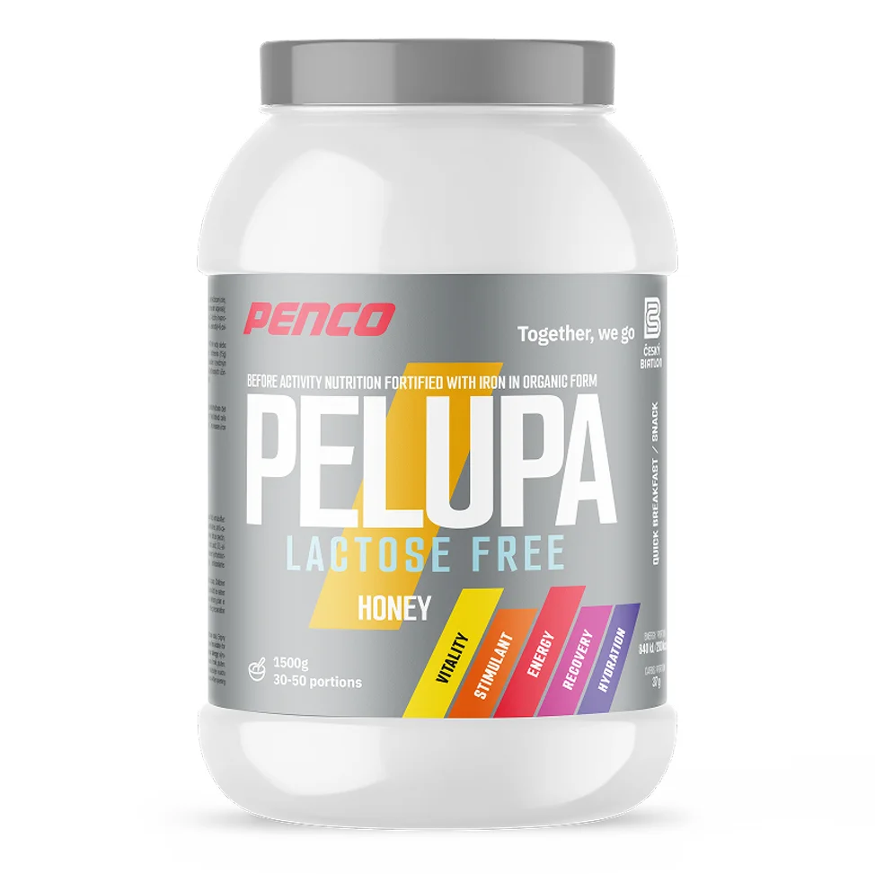 Pelupa (bezlaktózová kaše), dóza, 1500 g med