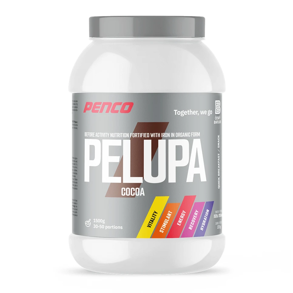 Pelupa (bezlepková kaše), dóza, 1500 g kakao