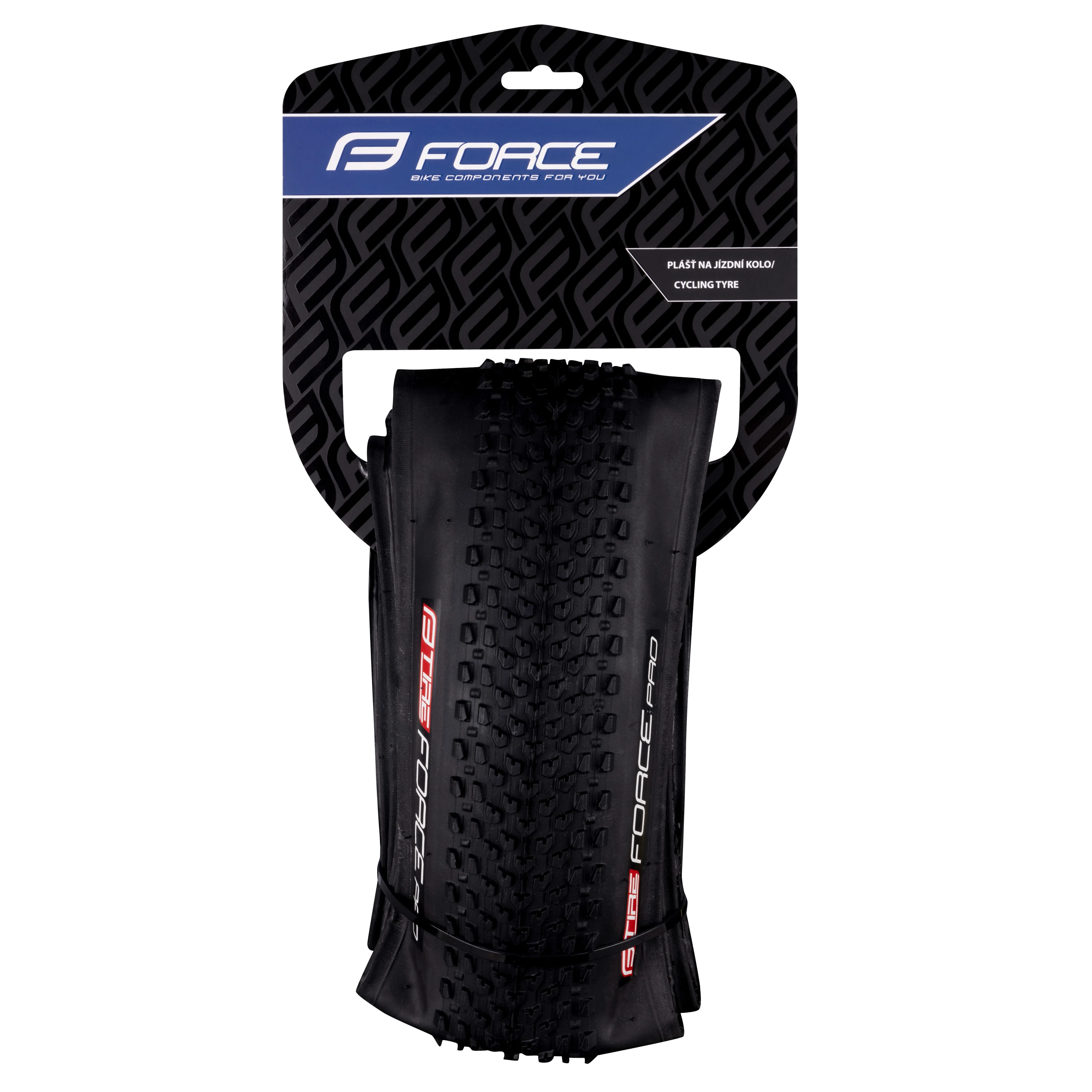 plášť FORCE PRO 29 x 2,1 CROSS RACE kevlar, černý