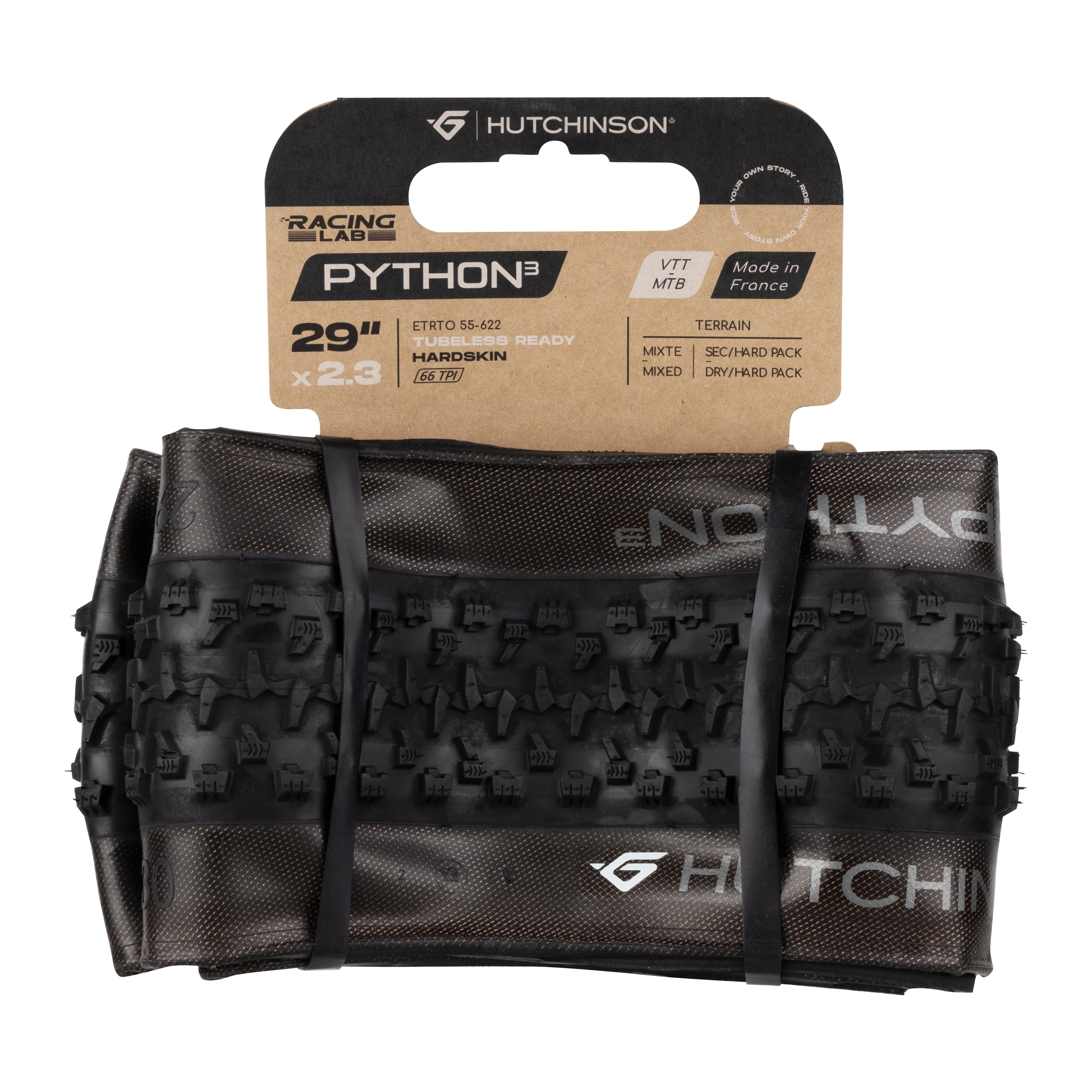plášť HUTCH. PYTHON 3 RACING LAB TLR 29x2,30kvl,čr