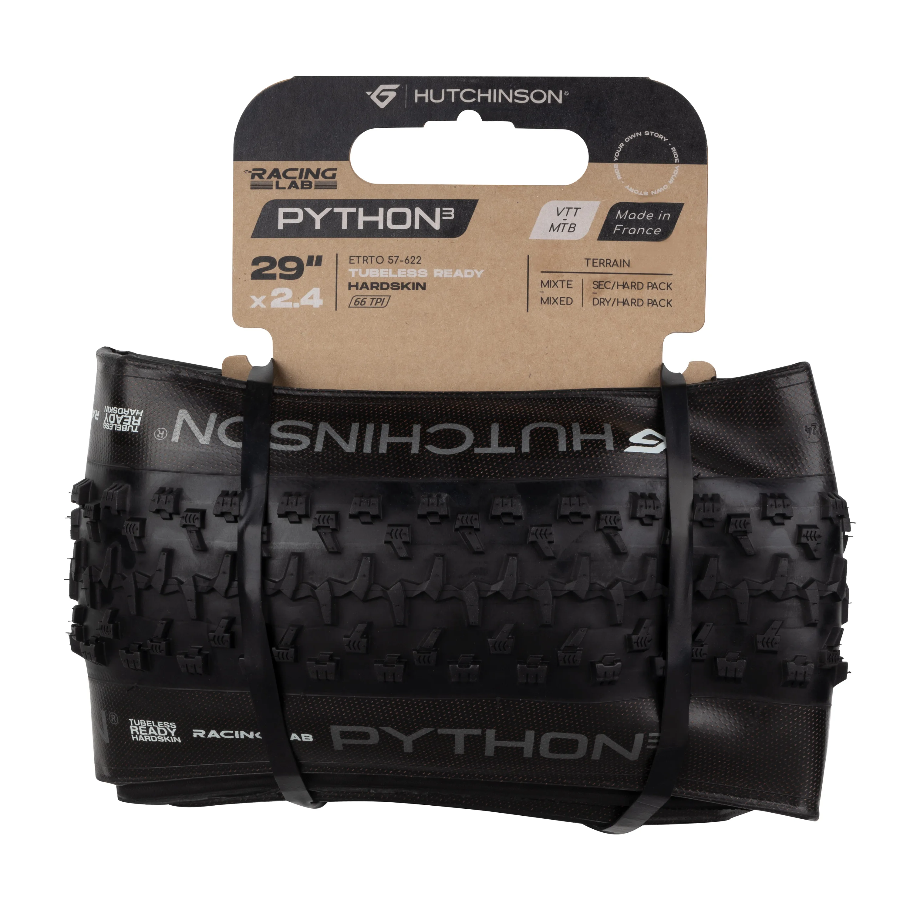plášť HUTCH. PYTHON 3 RACING LAB TLR 29x2,40kvl,čr