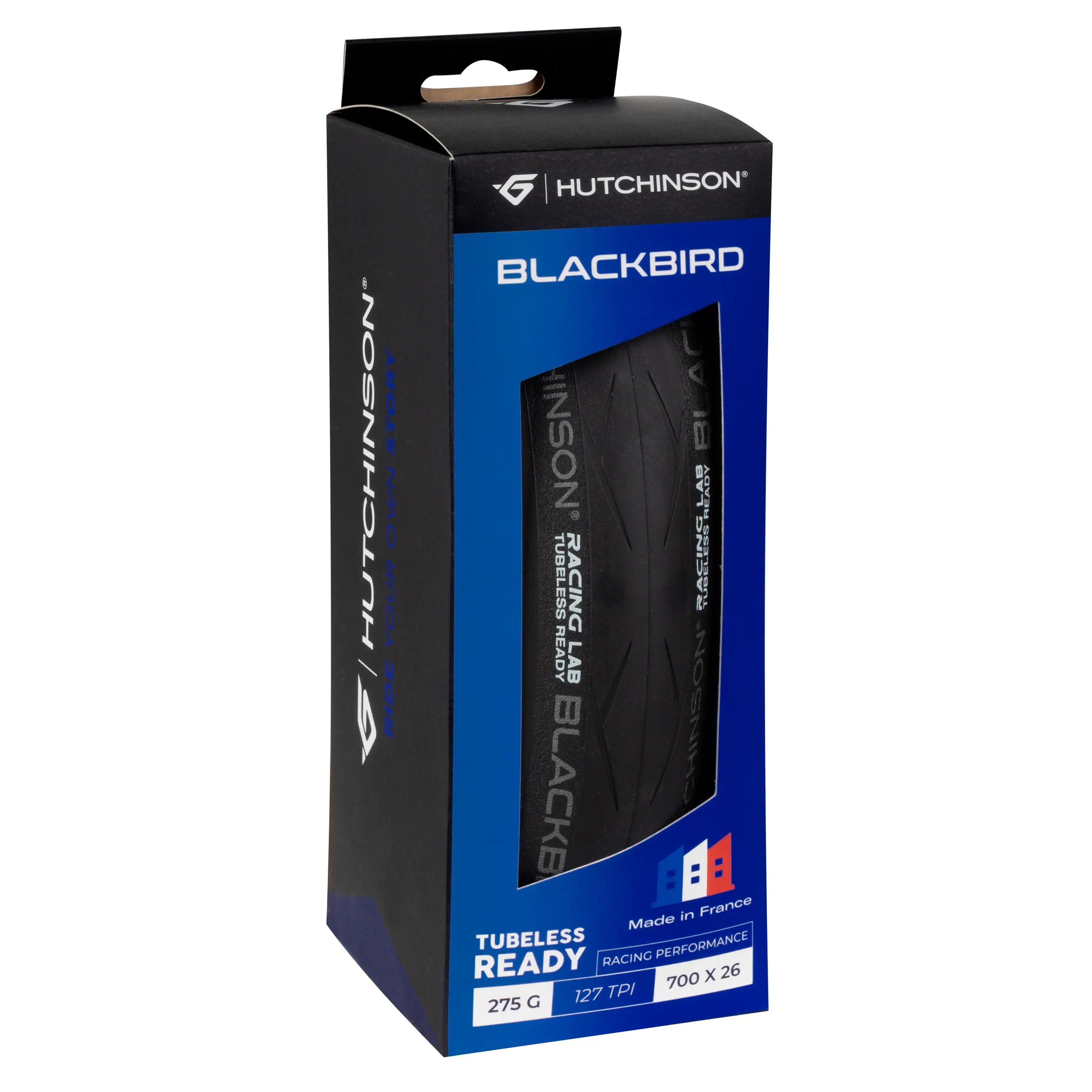 plášť HUTCHINSON BLACKBIRD TLR 700x26 kevlar,černý