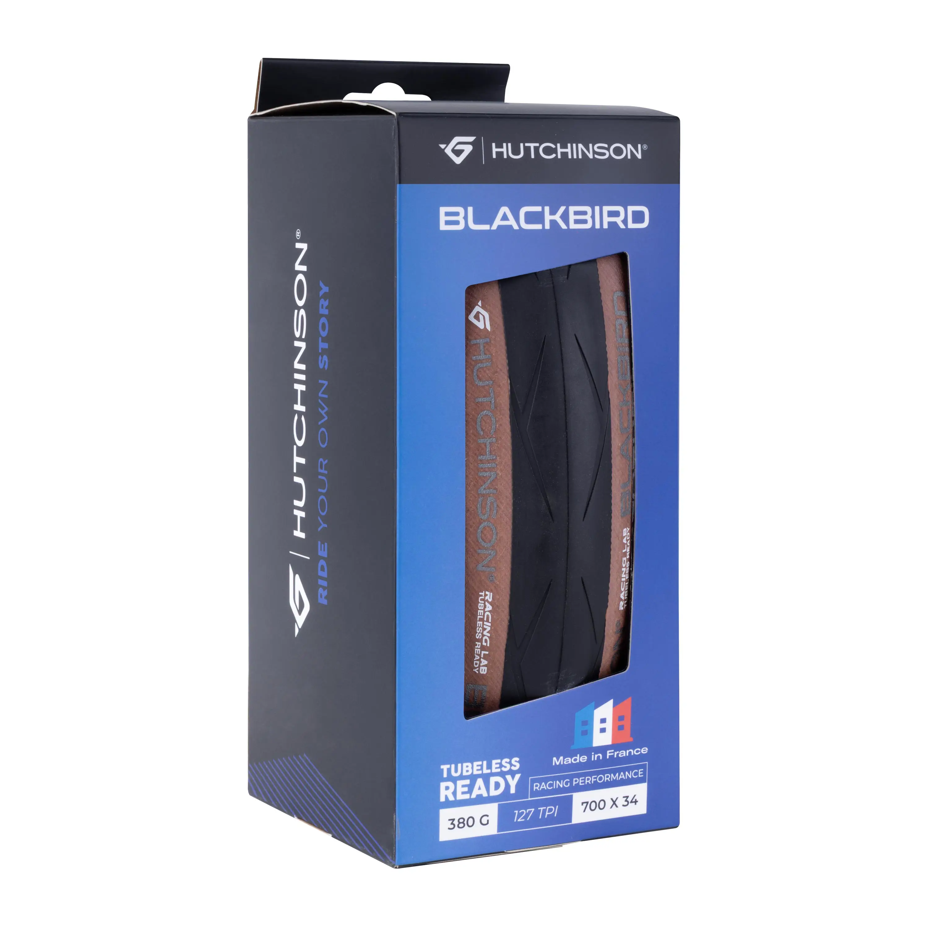 plášť HUTCHINSON BLACKBIRD TLR 700x34 kvlr,črn-béž