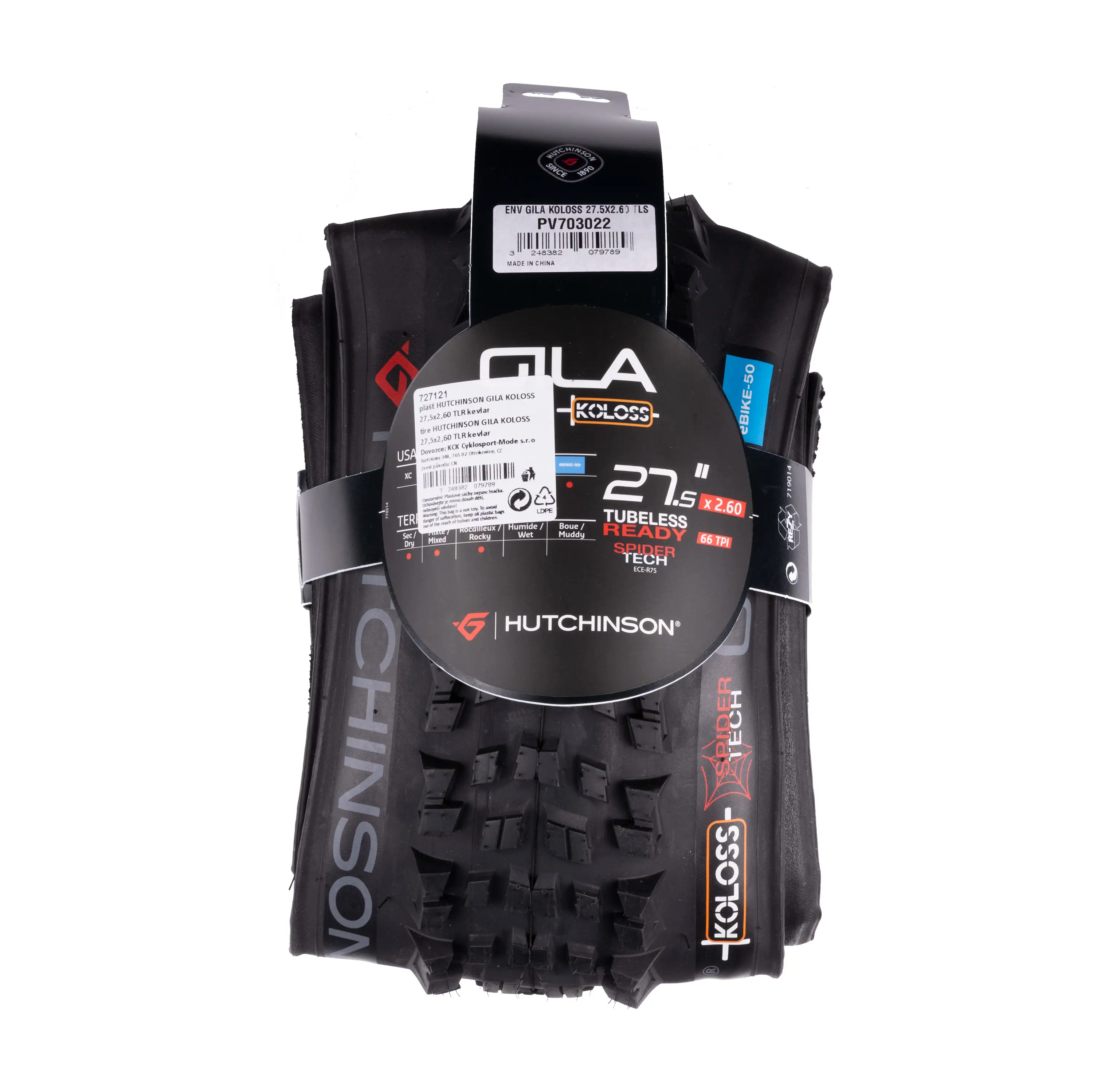 plášť HUTCHINSON GILA KOLOSS 27,5x2,60 TLR kevlar