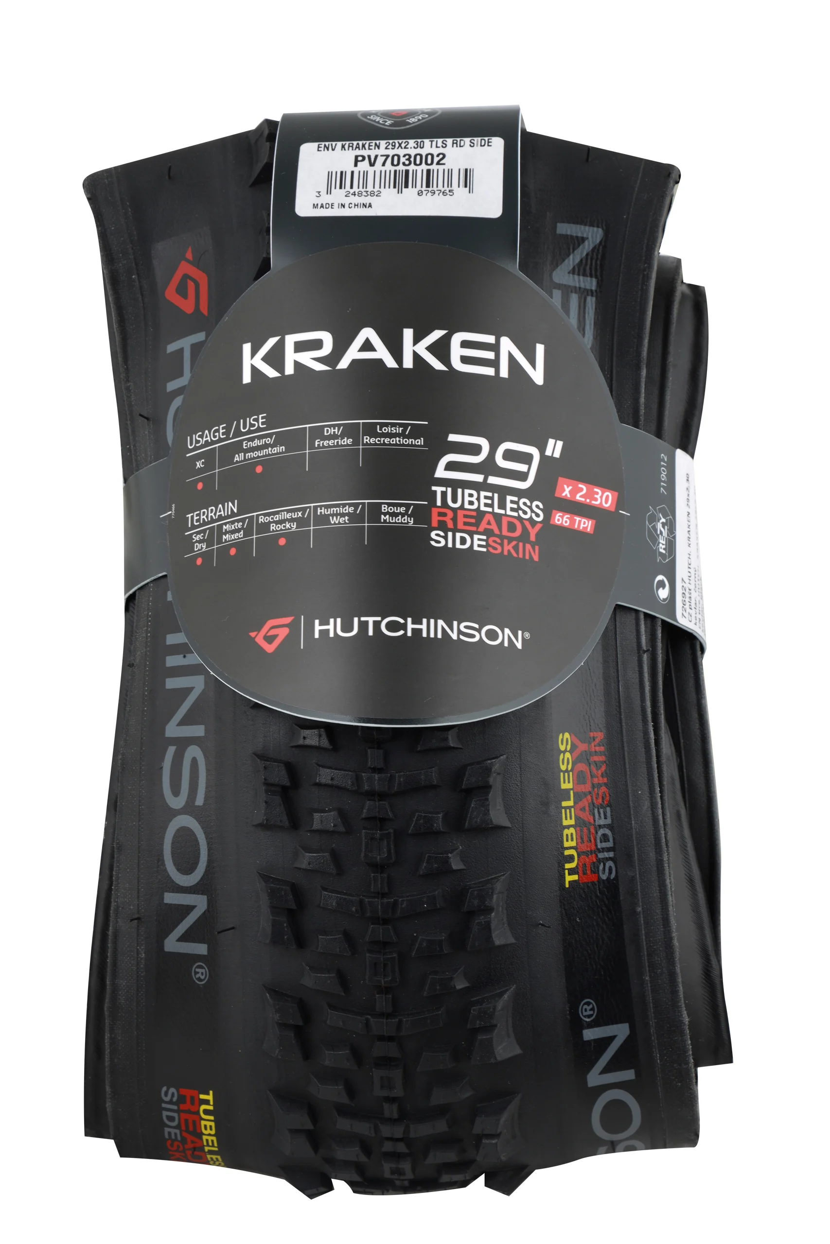 plášť HUTCHINSON KRAKEN TLR 29x2,30 kevlar, černý